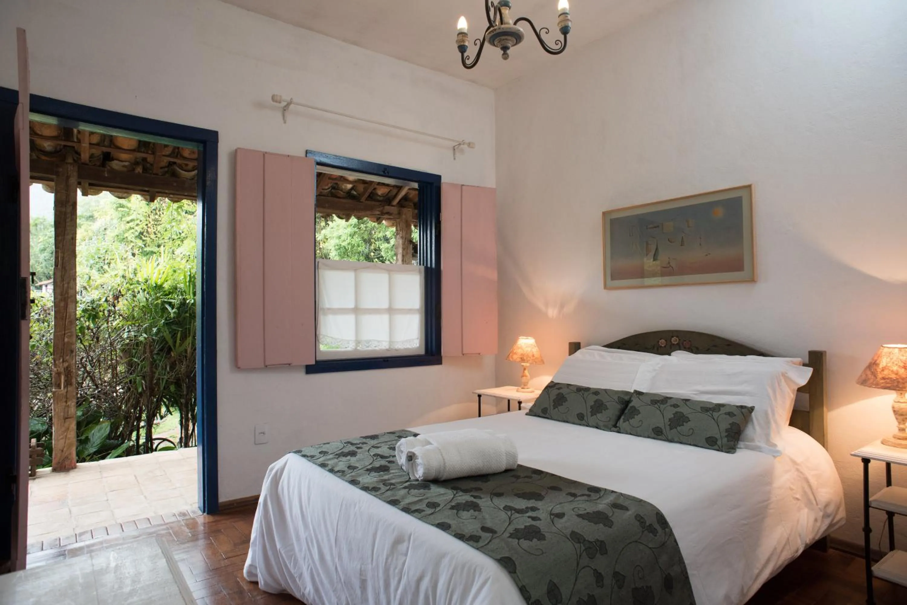 Bed in Pousada da Bia