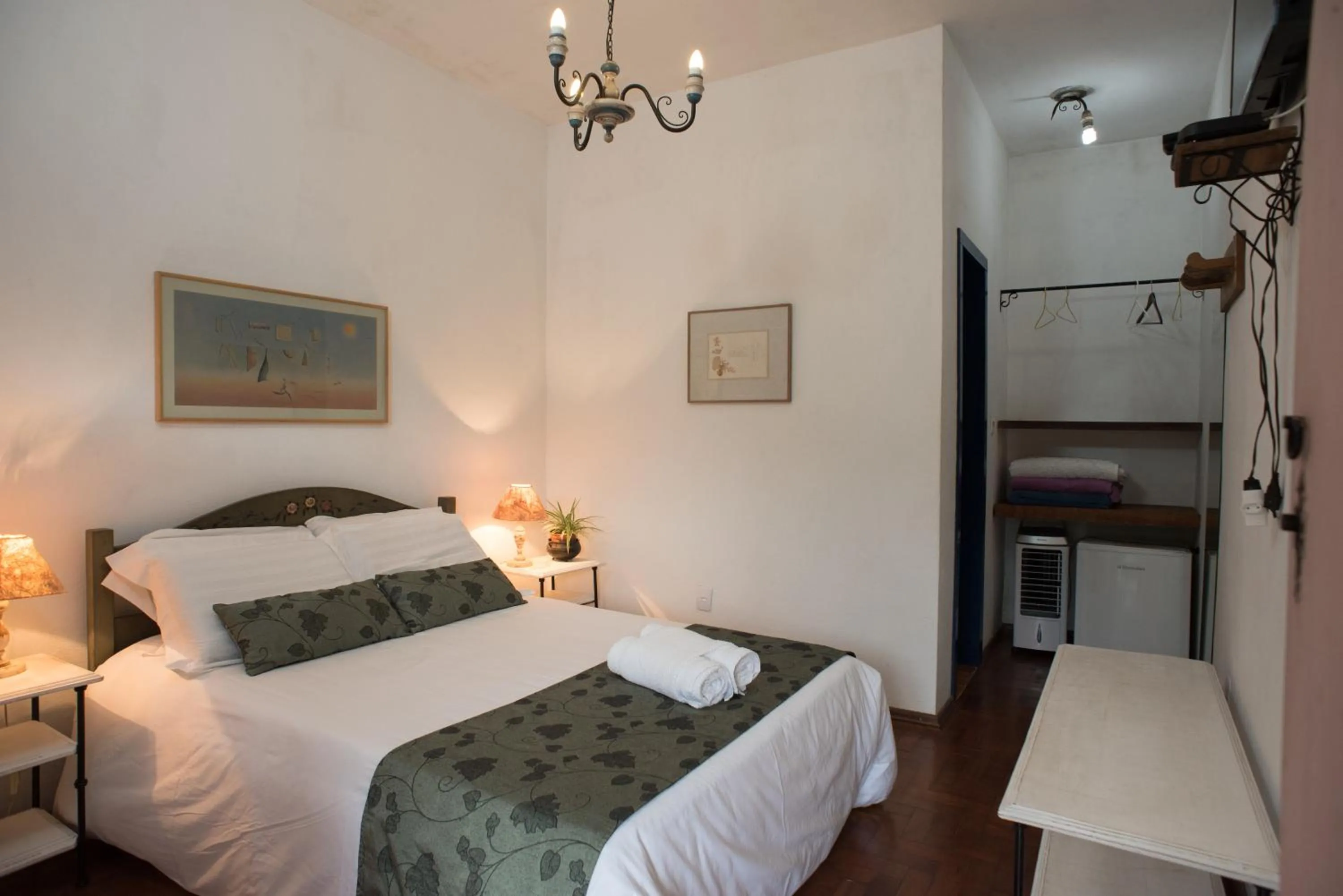 Bed in Pousada da Bia