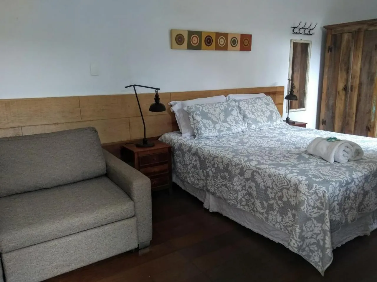 Bed in Pousada da Bia