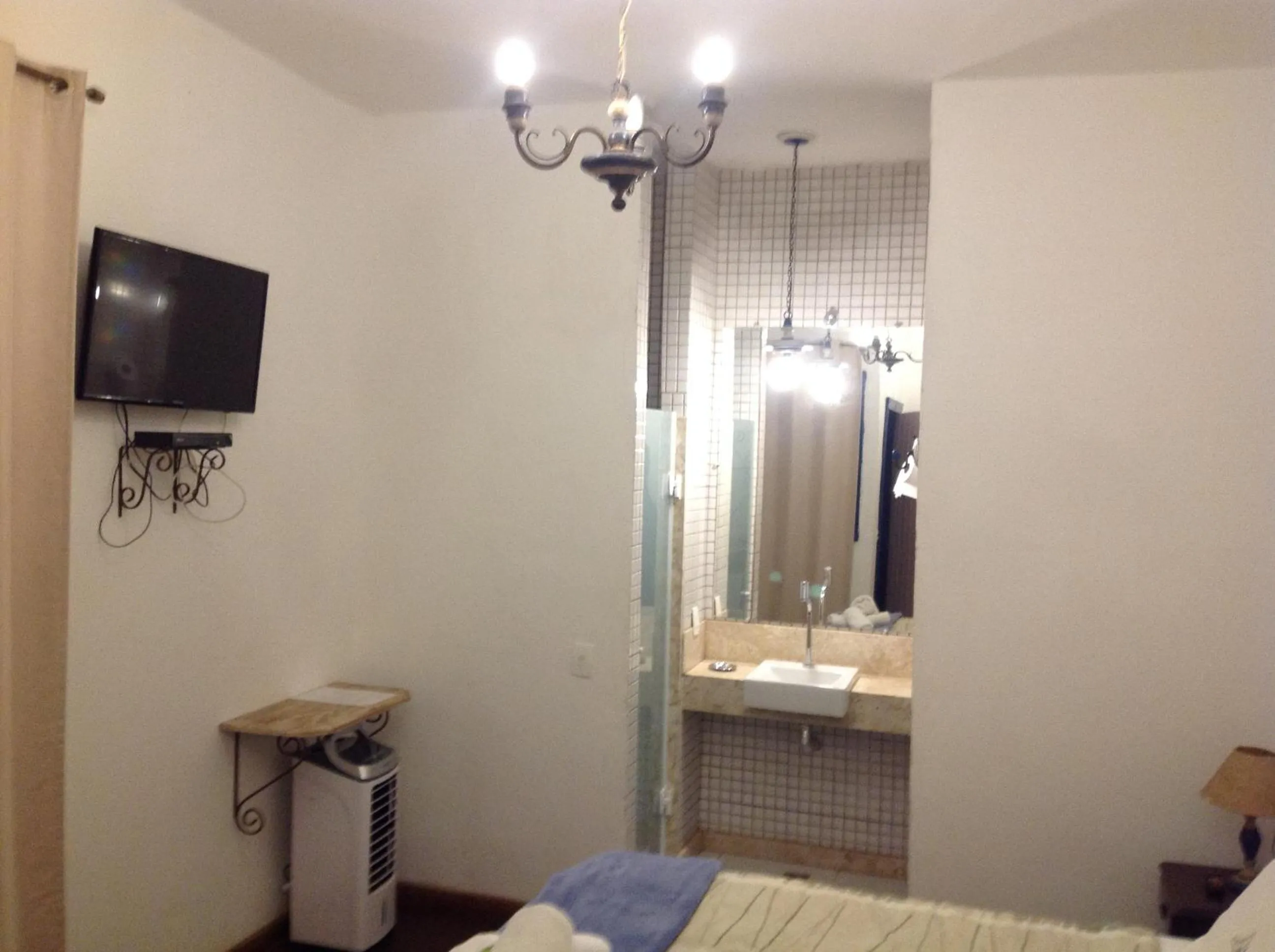Bed in Pousada da Bia