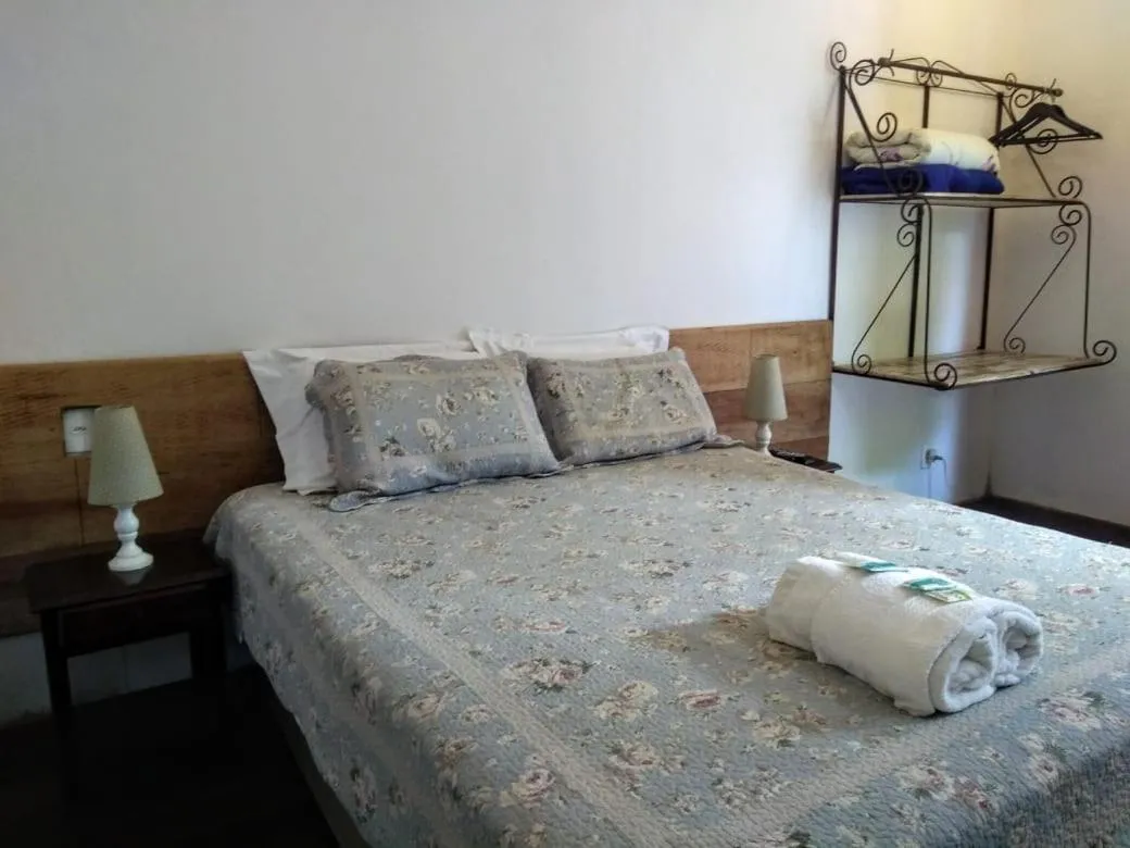 Bed in Pousada da Bia