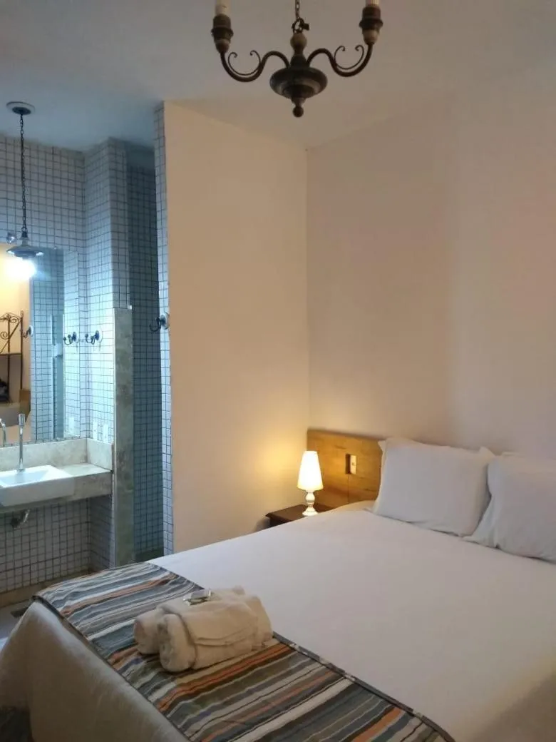Bed in Pousada da Bia