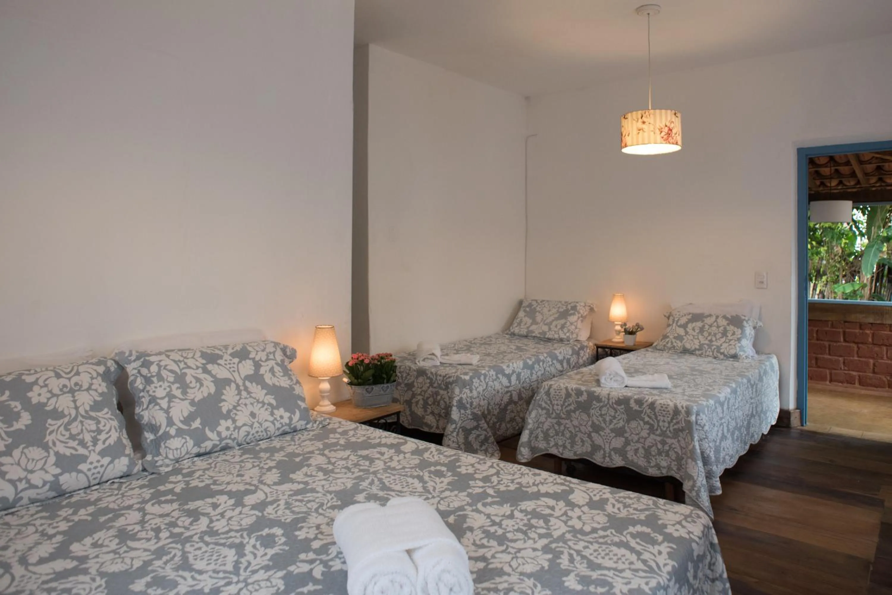 Bed in Pousada da Bia