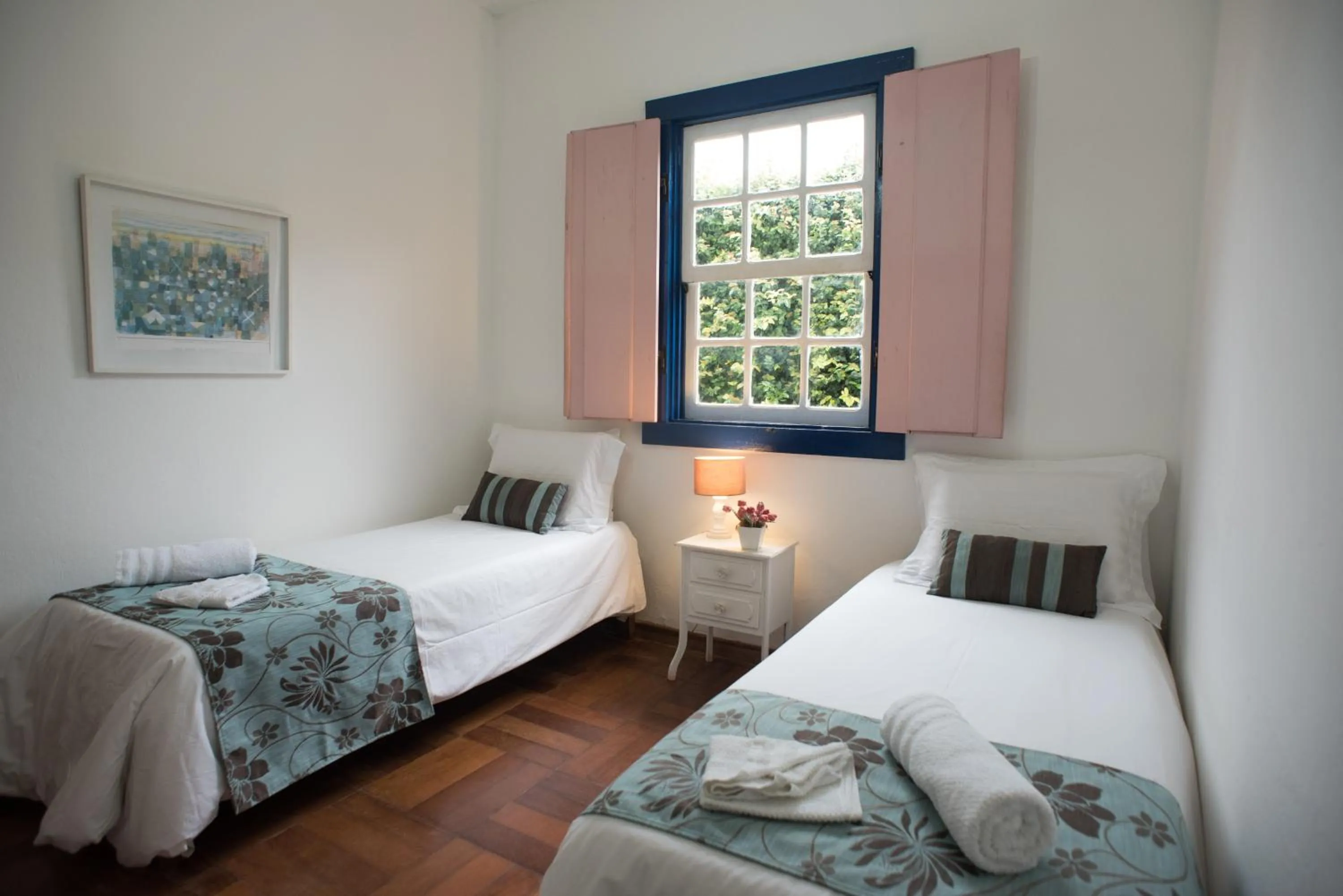 Bed in Pousada da Bia