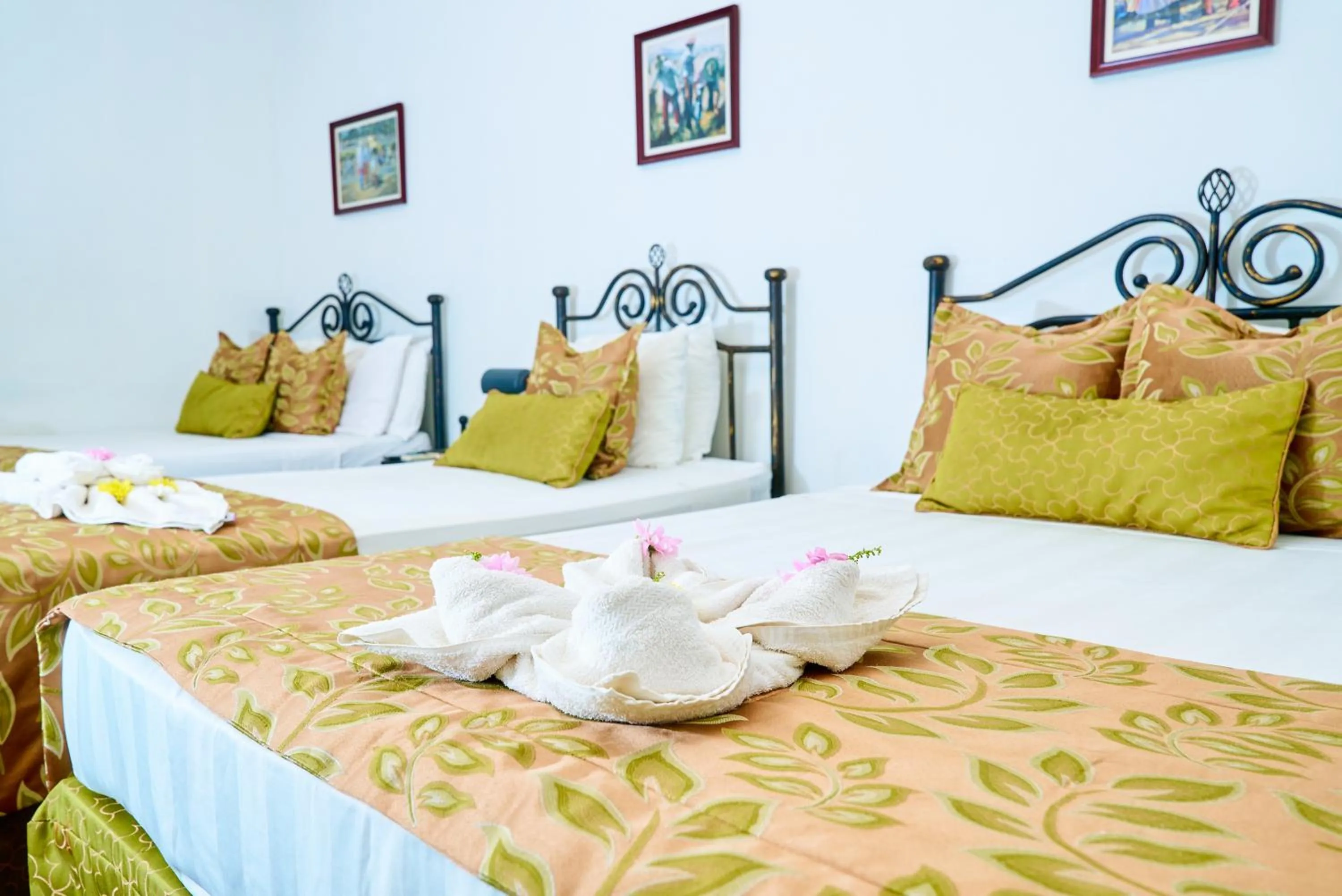 Bed in Hotel Los Balcones Leon