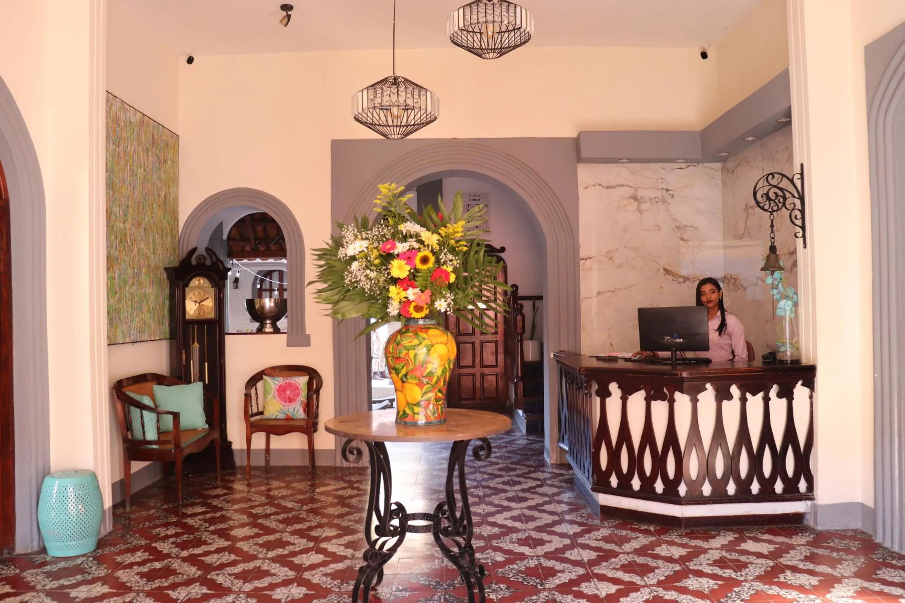 Lobby or reception in Hotel Los Balcones Leon