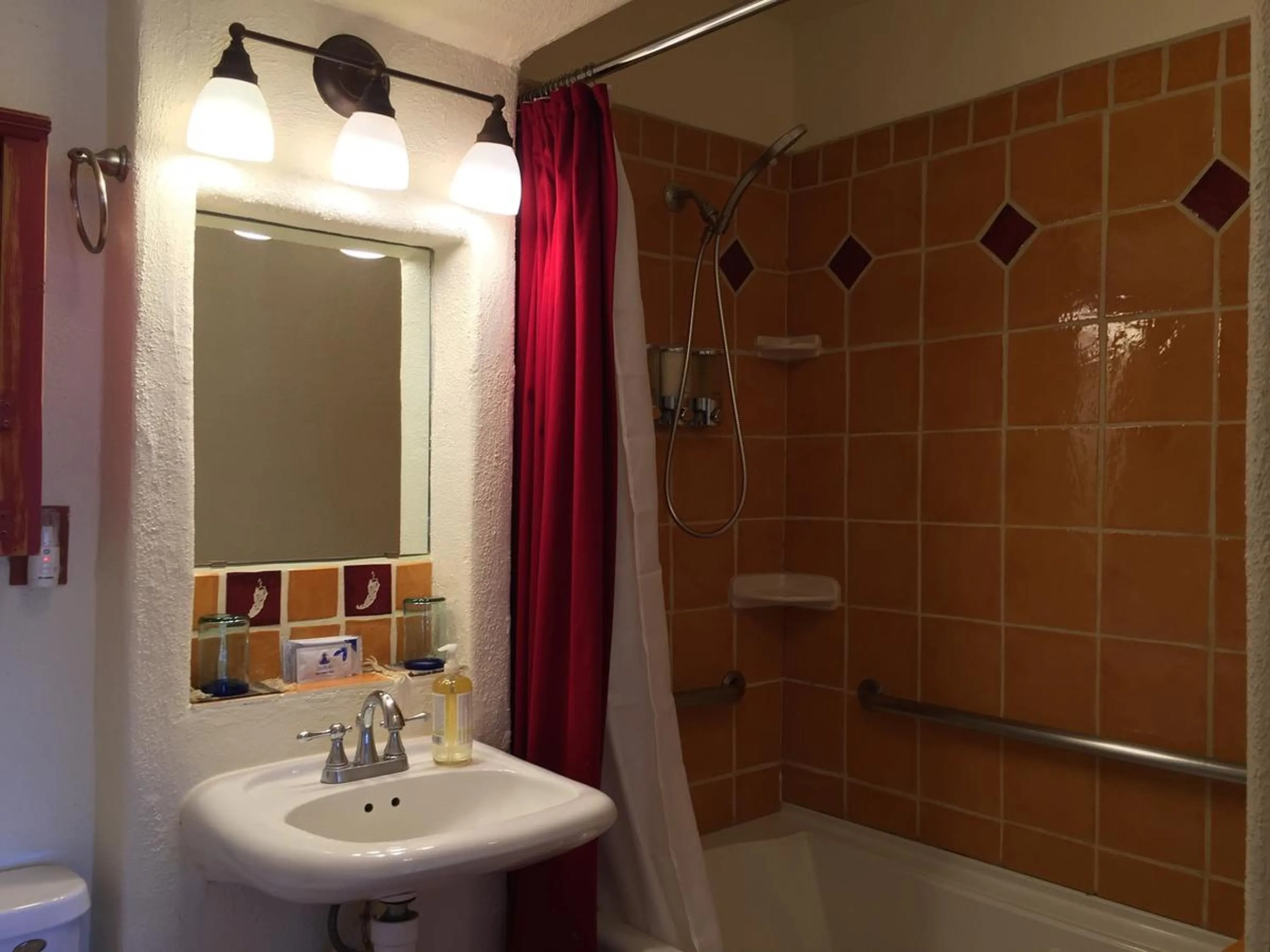 Shower in Santa Fe Bed & Breakfast