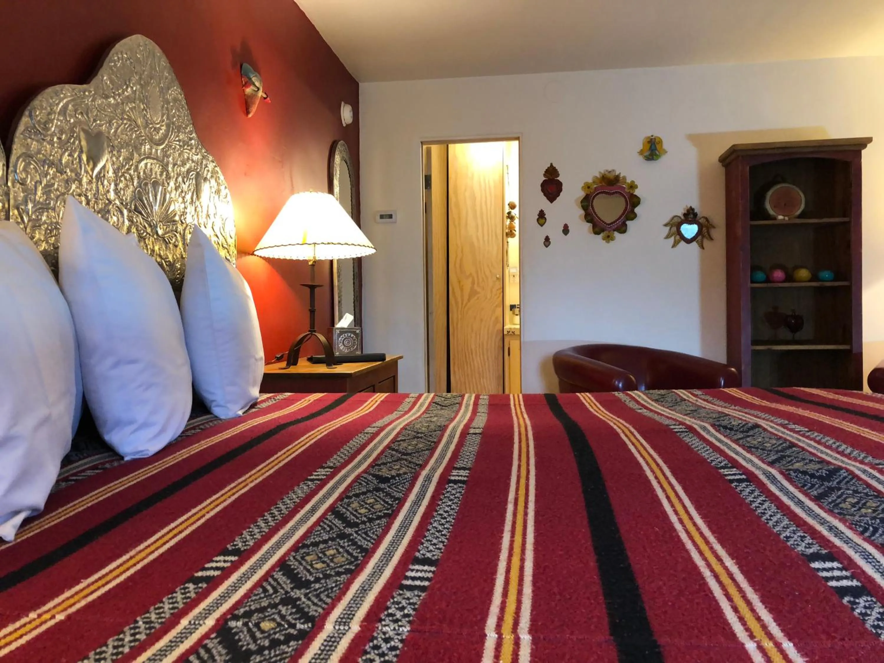 Bed in Santa Fe Bed & Breakfast