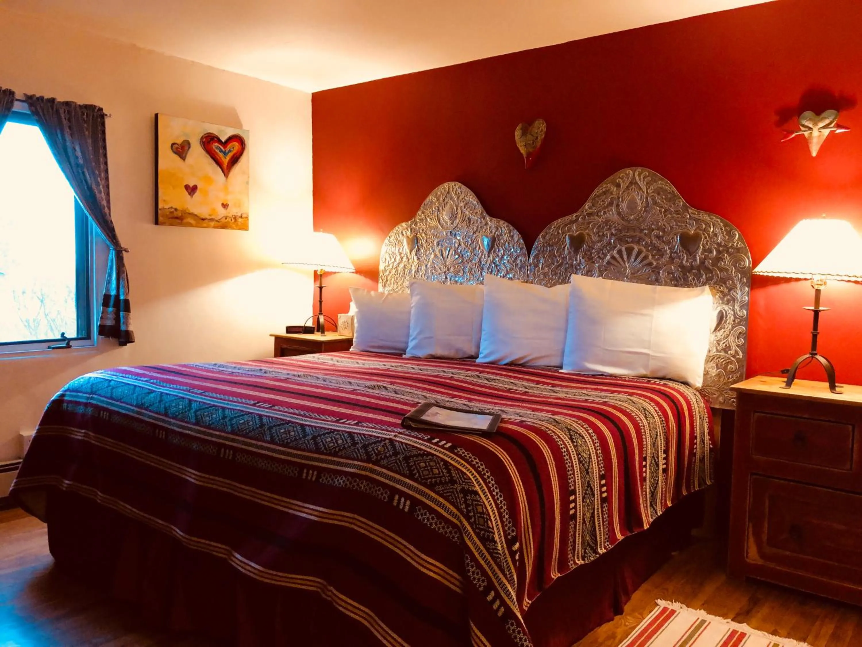 Bed in Santa Fe Bed & Breakfast