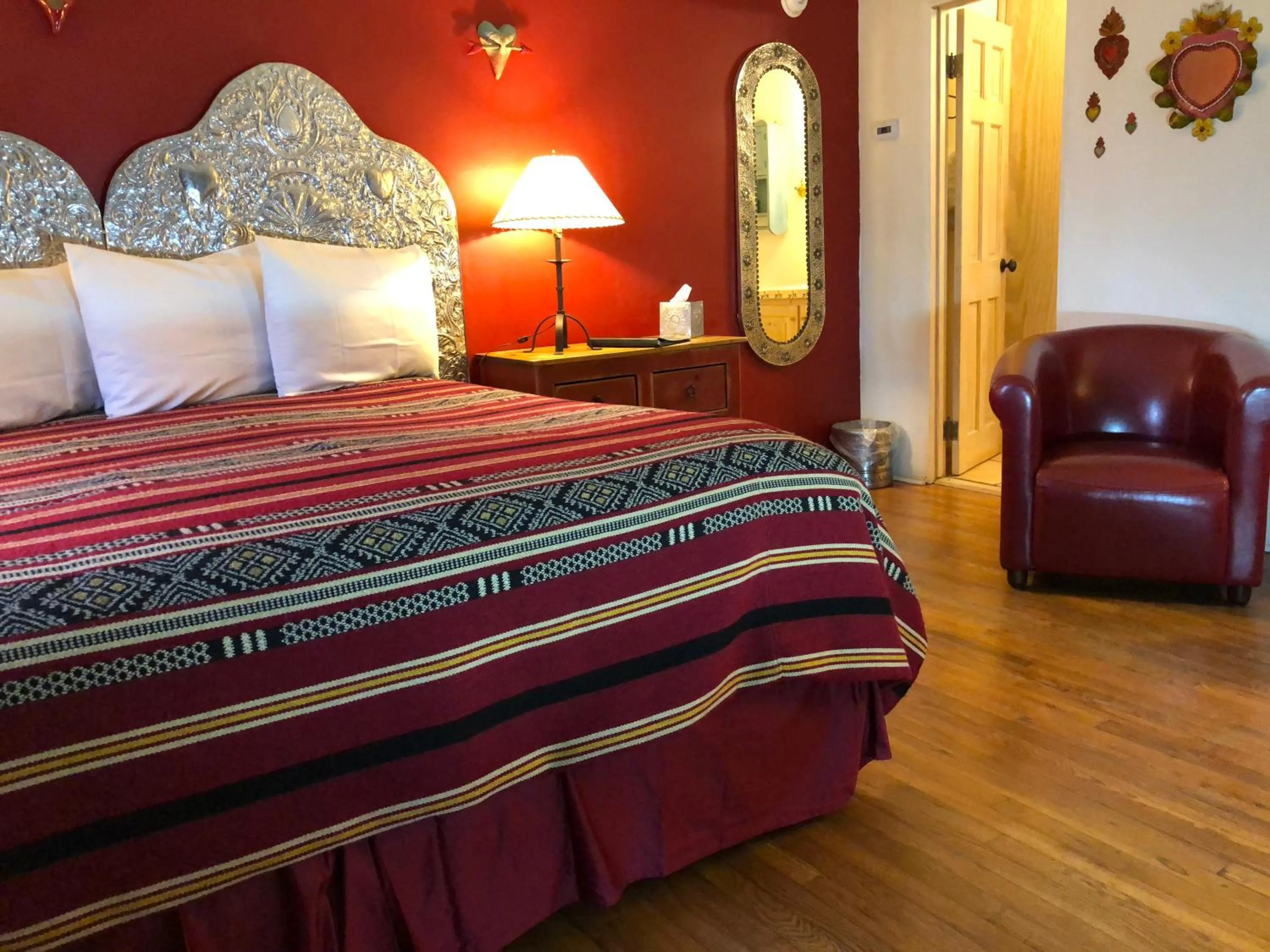 Bed in Santa Fe Bed & Breakfast