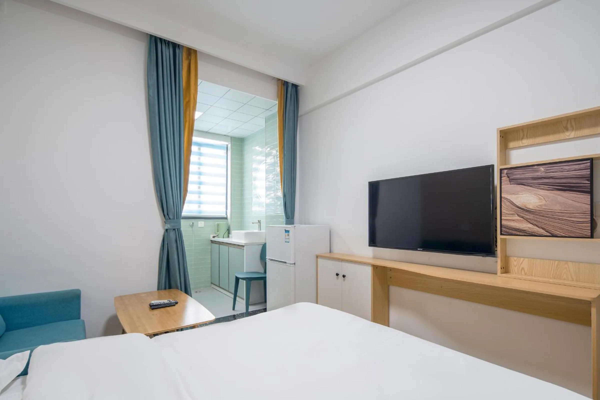 Bed in Sucha Hotel Xiamen Gaoqi International Airport