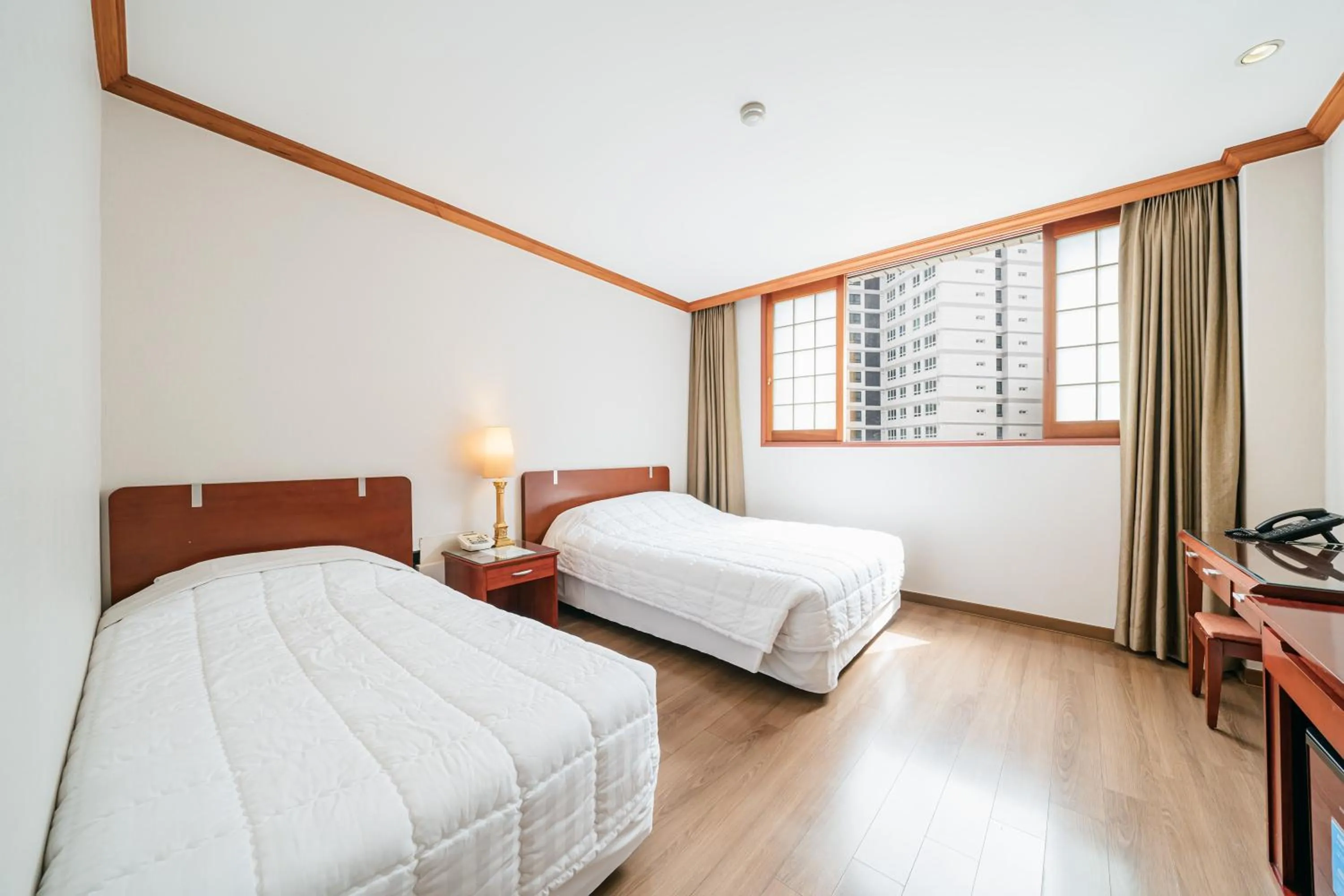 Bed in Samhaein Hotel