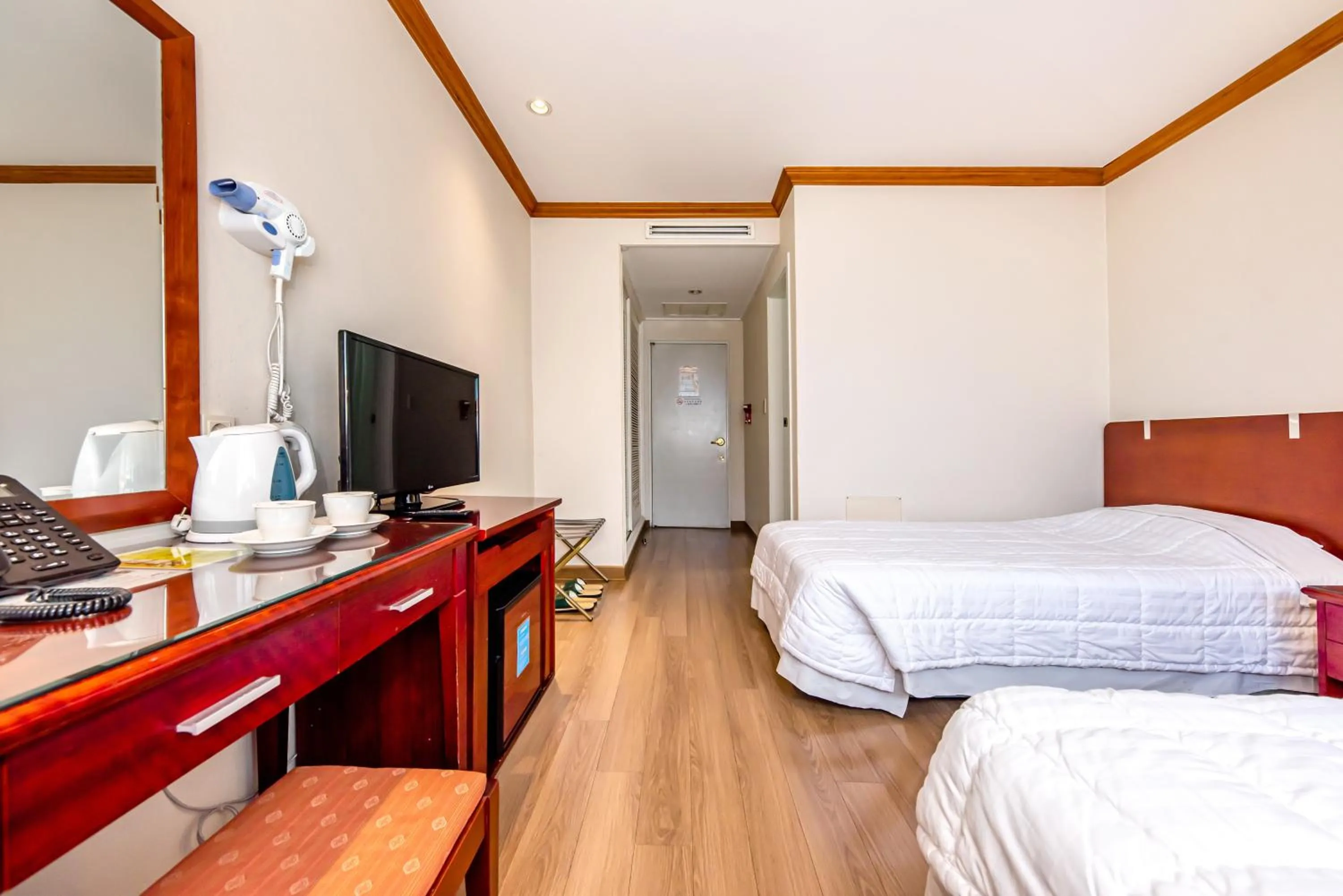 Bed in Samhaein Hotel