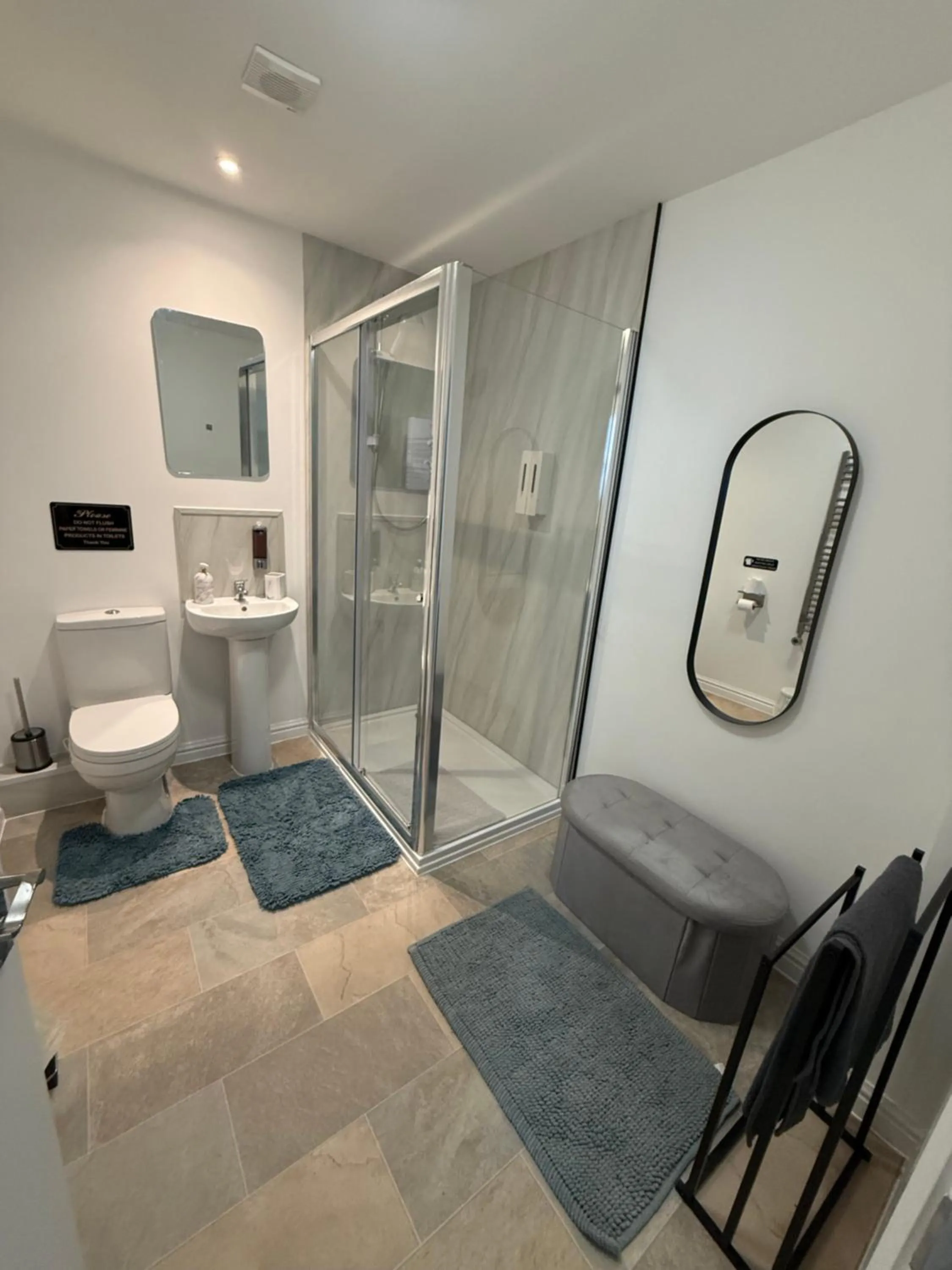Bathroom in Trehawke House