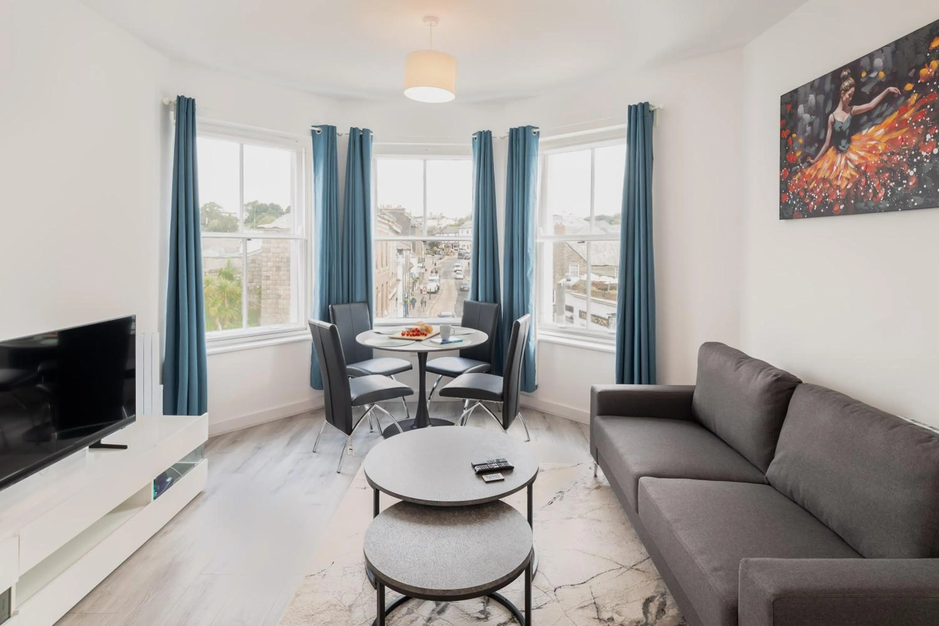 Seating area in Trehawke House