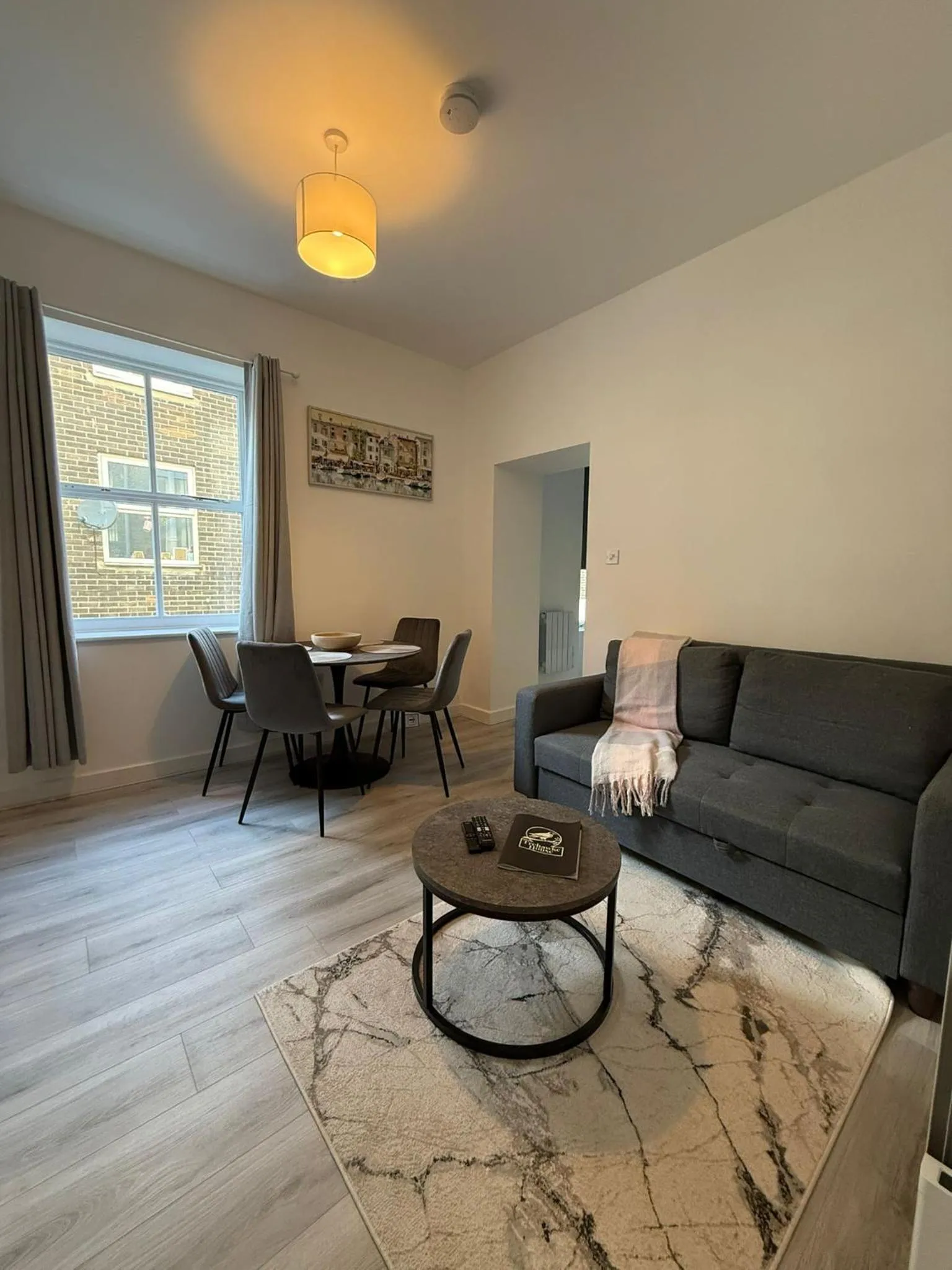 Living room in Trehawke House