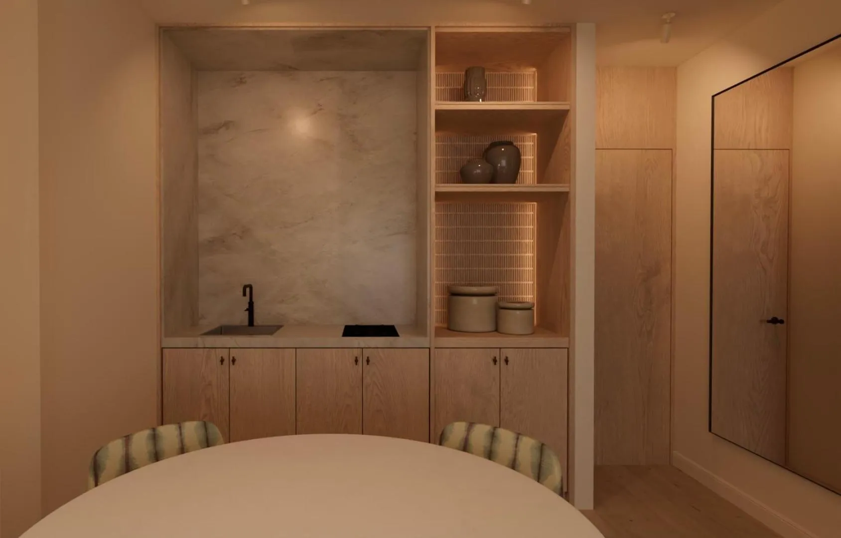 Kitchen or kitchenette in Hoposa Panorama