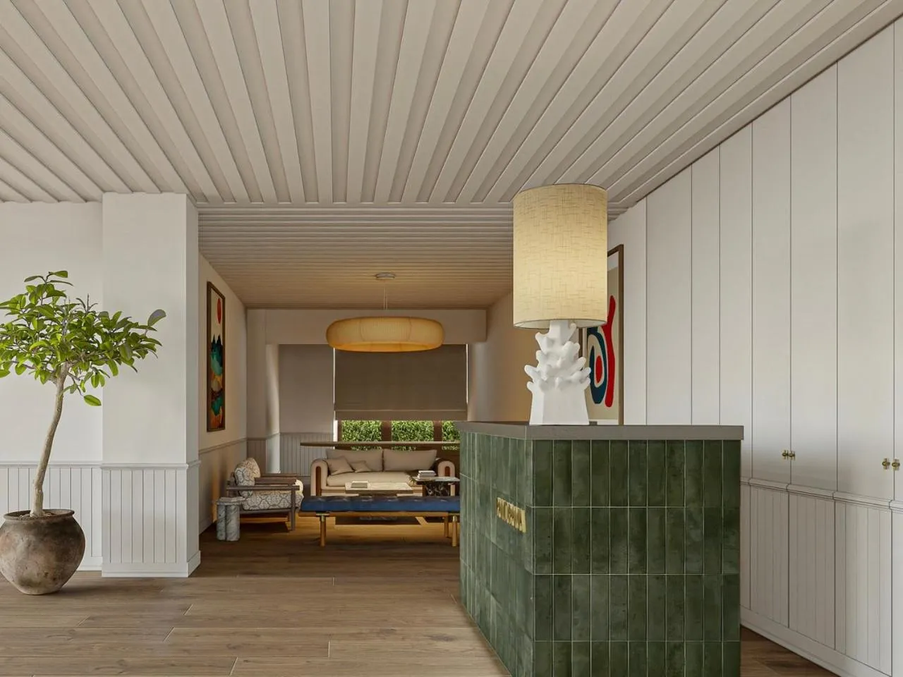 Lobby or reception, Bed in Hoposa Panorama