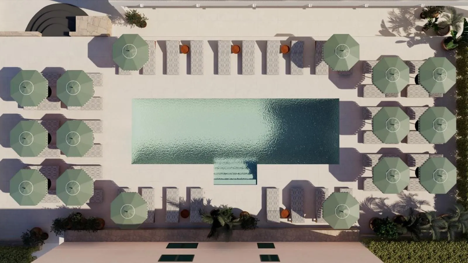 Swimming pool in Hoposa Panorama