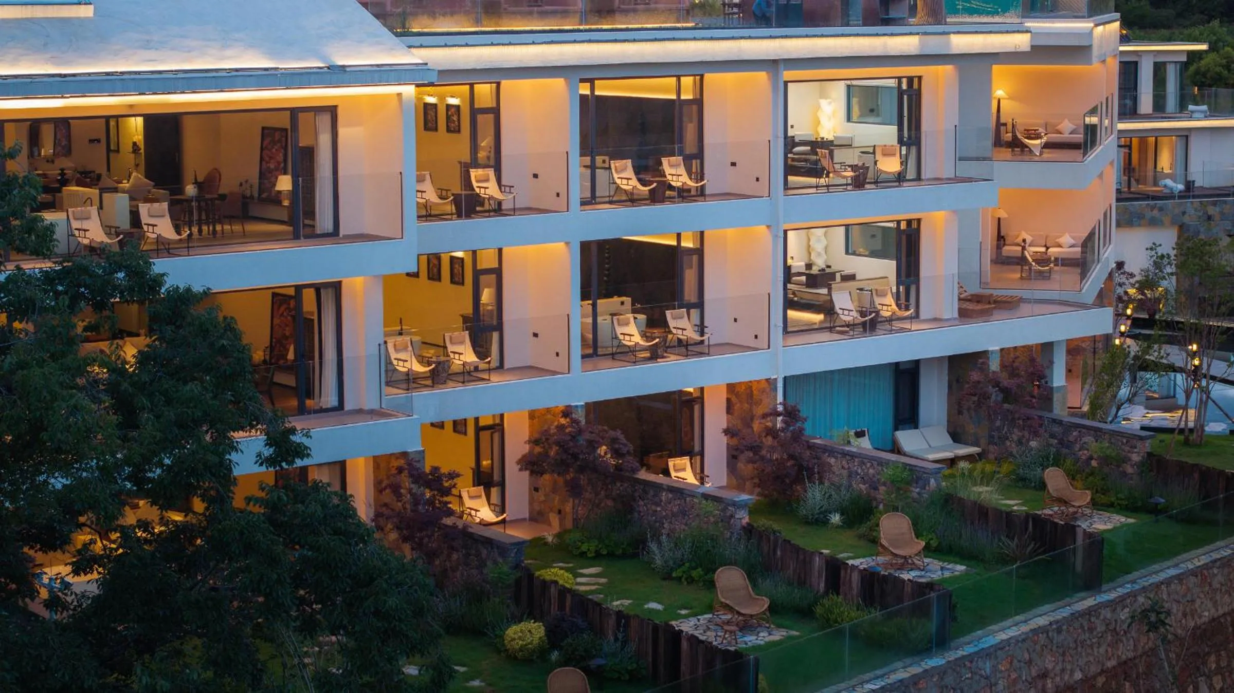 Property building in Lijiang jijian Xiangwang SOOOAN Luxury Resort Hotel