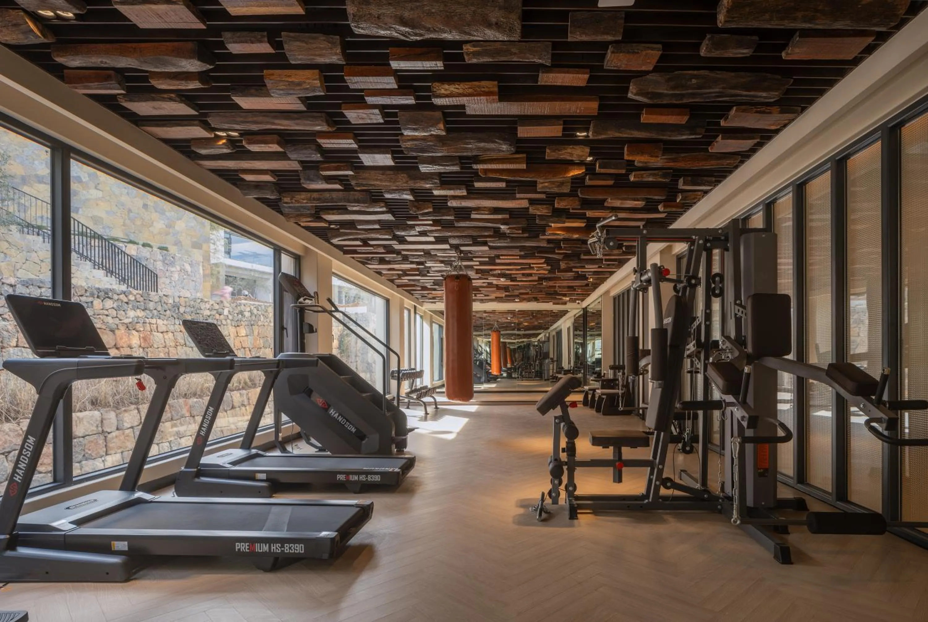 Fitness centre/facilities in Lijiang jijian Xiangwang SOOOAN Luxury Resort Hotel