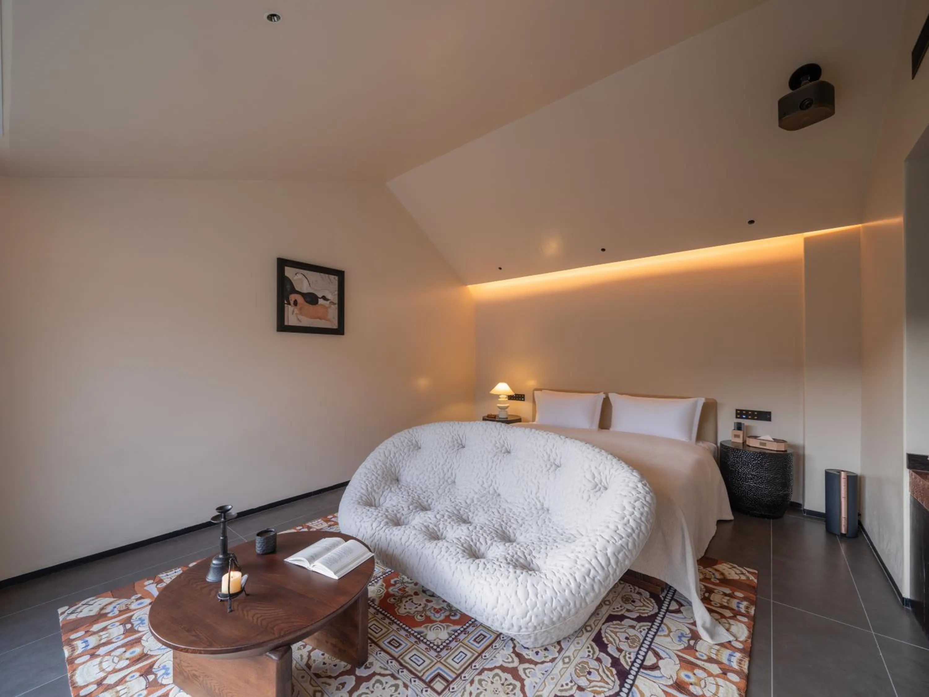 Bed in Lijiang jijian Xiangwang SOOOAN Luxury Resort Hotel