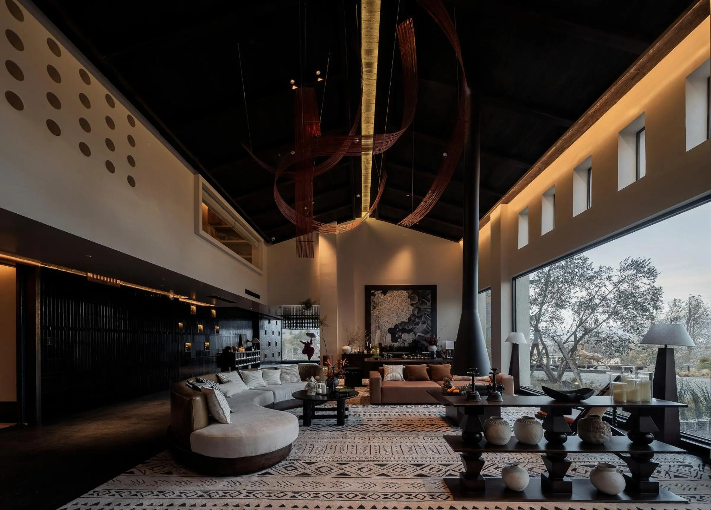 Lobby or reception in Lijiang jijian Xiangwang SOOOAN Luxury Resort Hotel