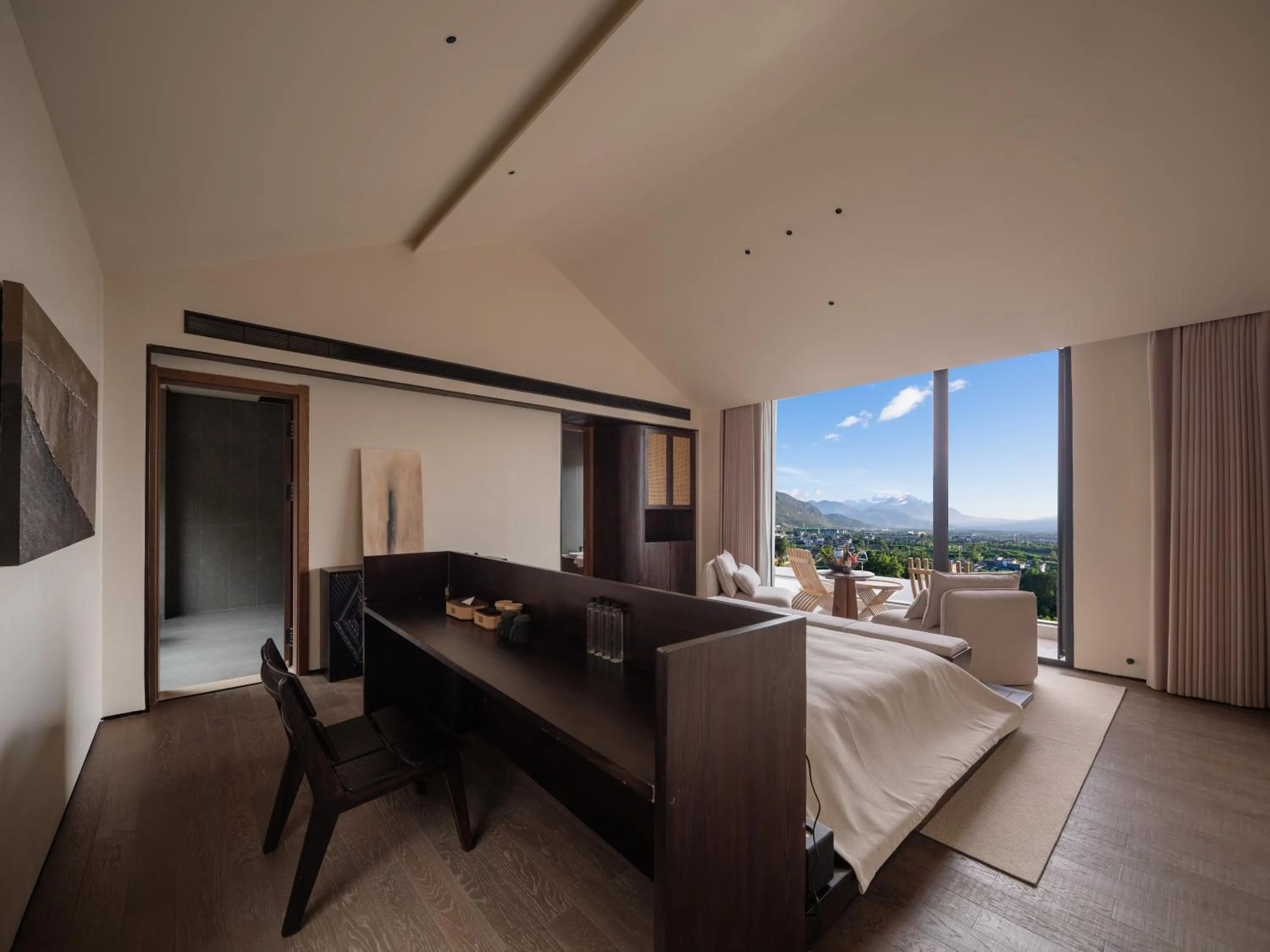 Bed in Lijiang jijian Xiangwang SOOOAN Luxury Resort Hotel