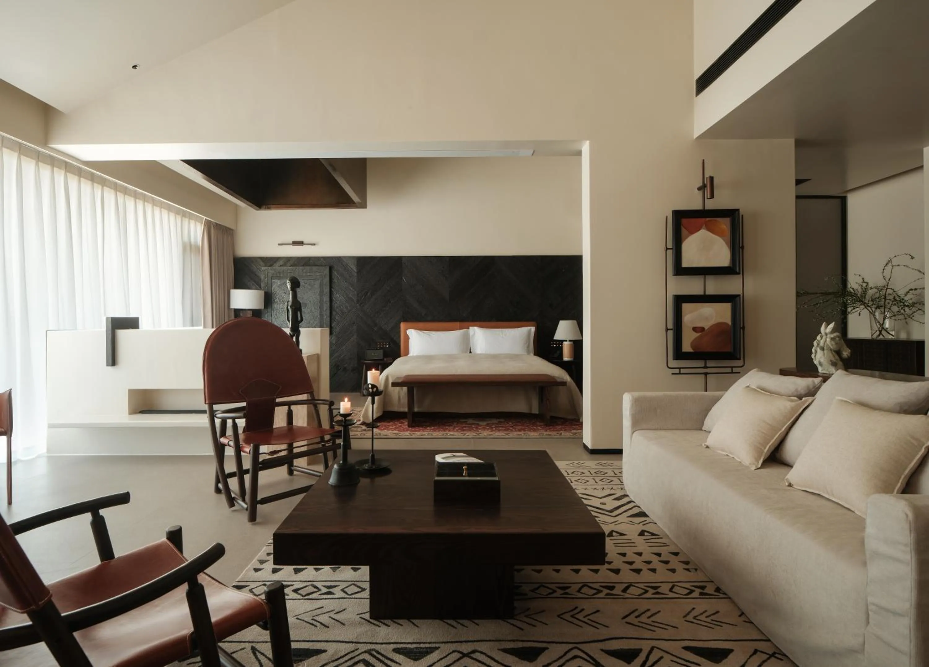 Bed in Lijiang jijian Xiangwang SOOOAN Luxury Resort Hotel