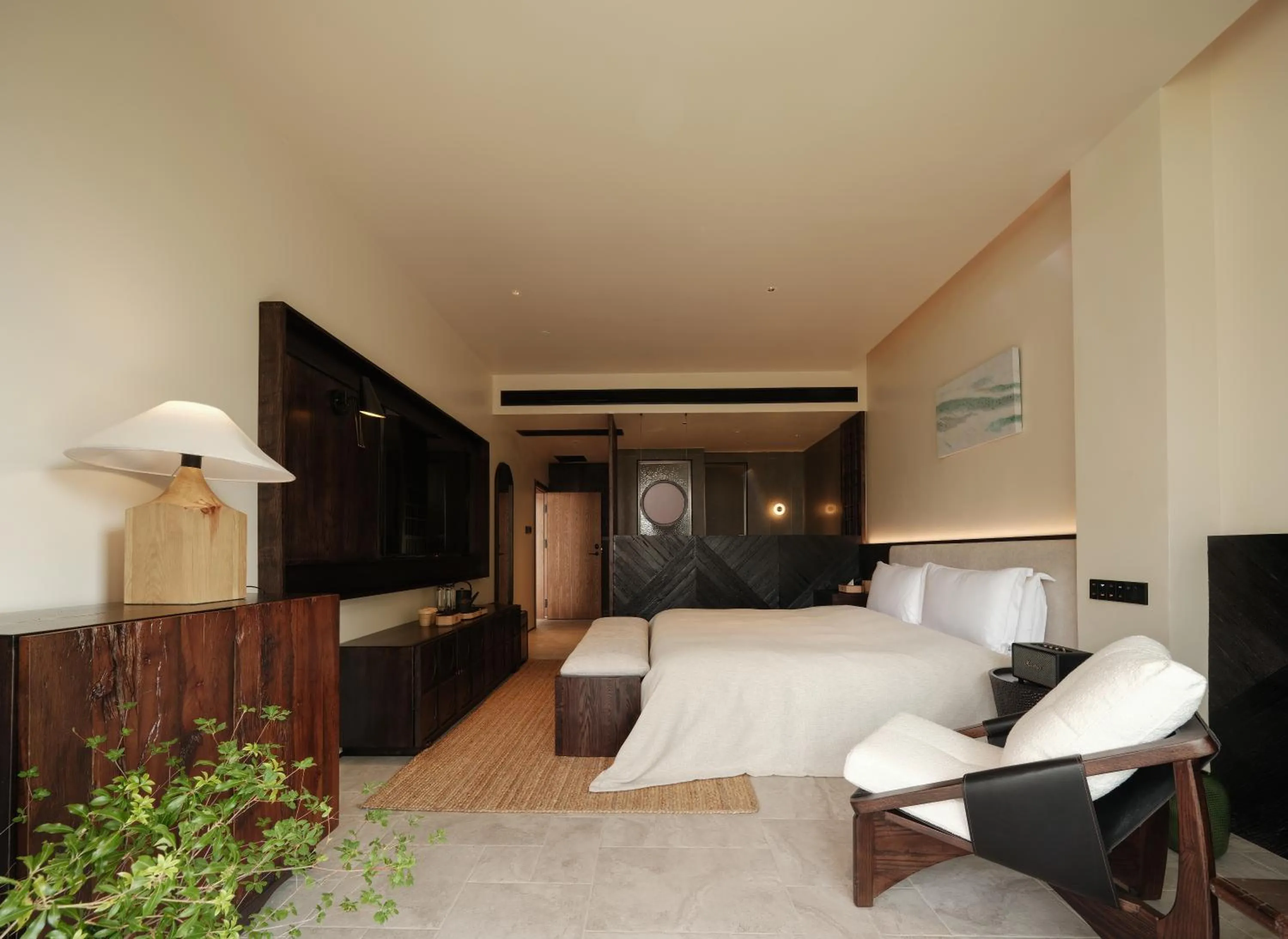 Bed in Lijiang jijian Xiangwang SOOOAN Luxury Resort Hotel