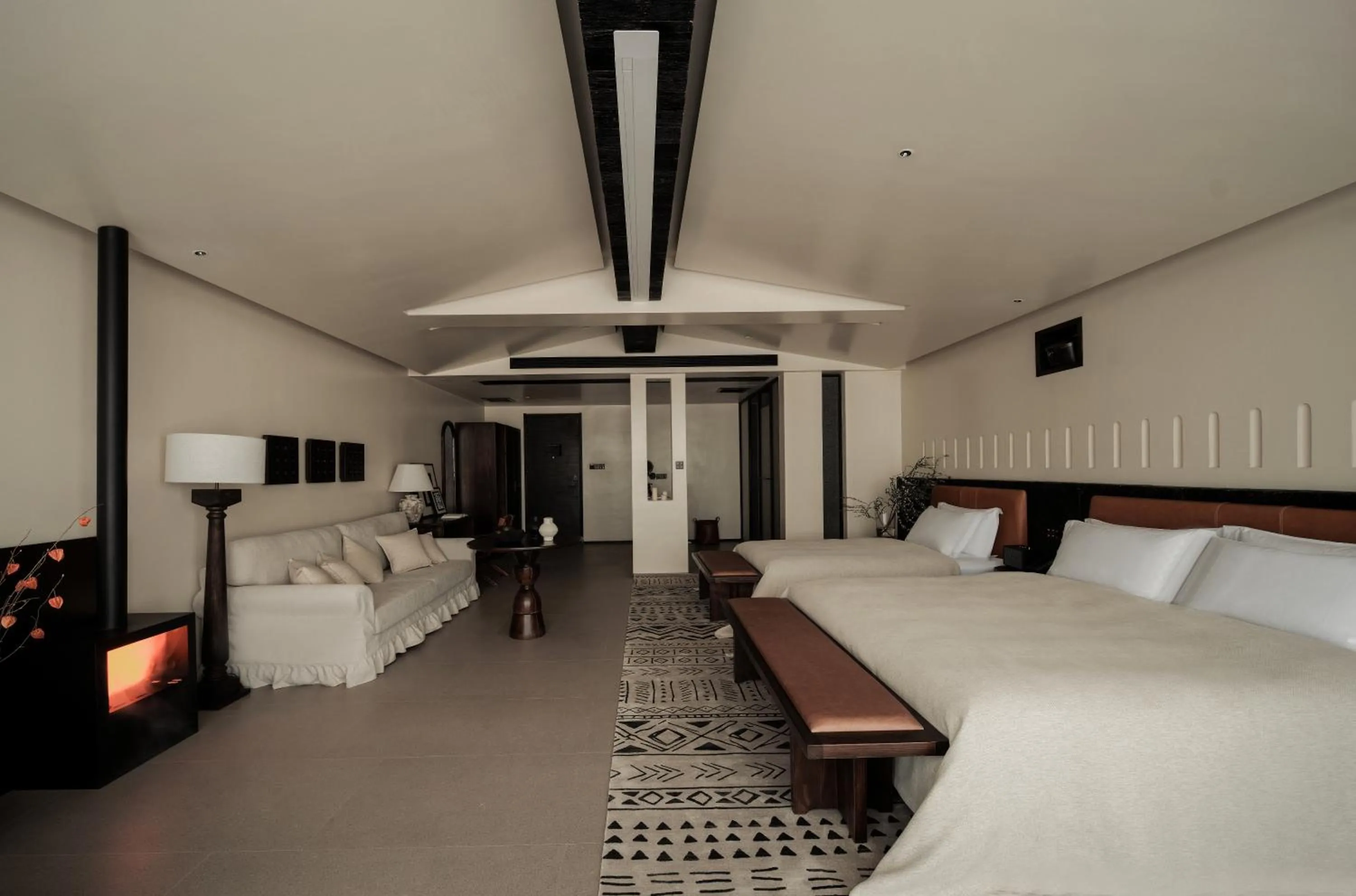 Bed in Lijiang jijian Xiangwang SOOOAN Luxury Resort Hotel
