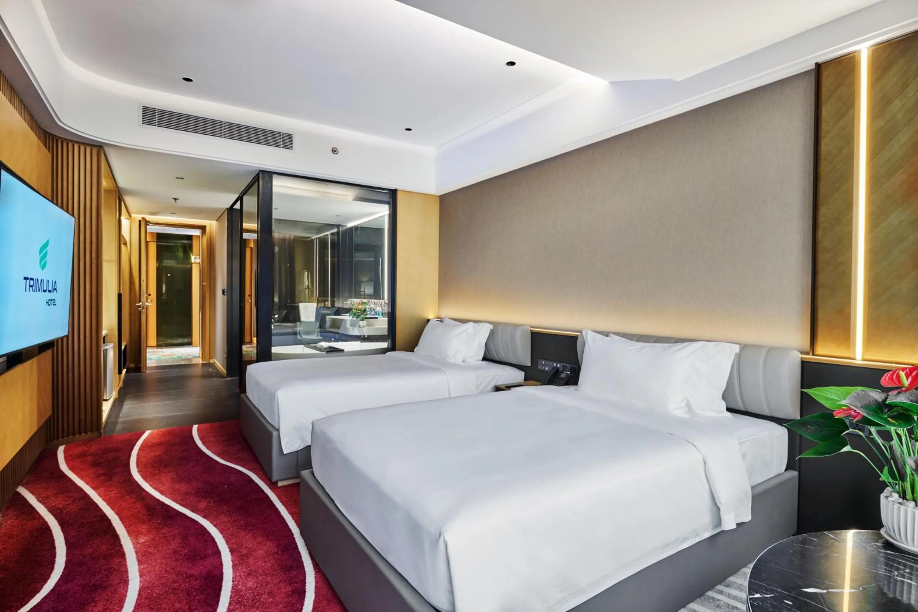 Bedroom, Bed in TRIMULIA Hotel