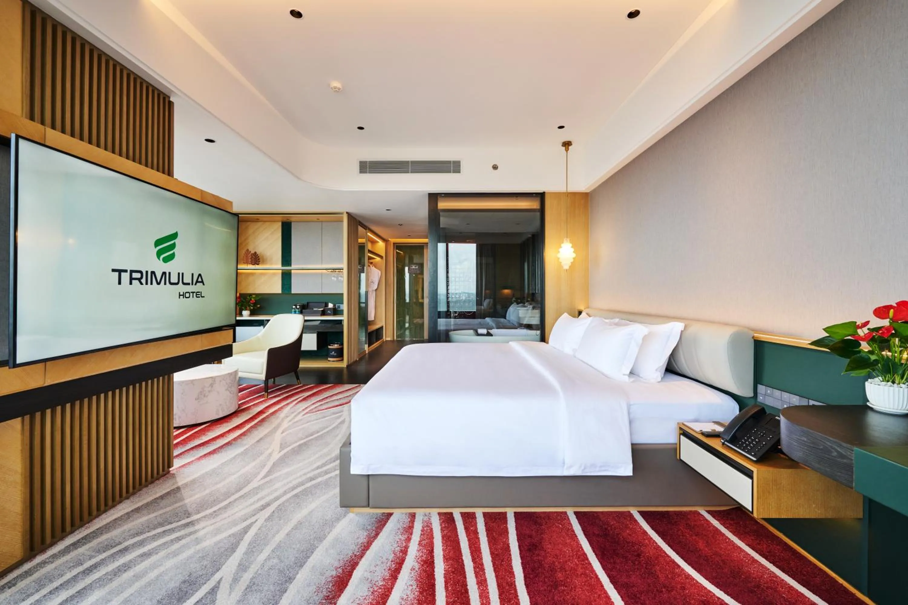 Bedroom, Bed in TRIMULIA Hotel