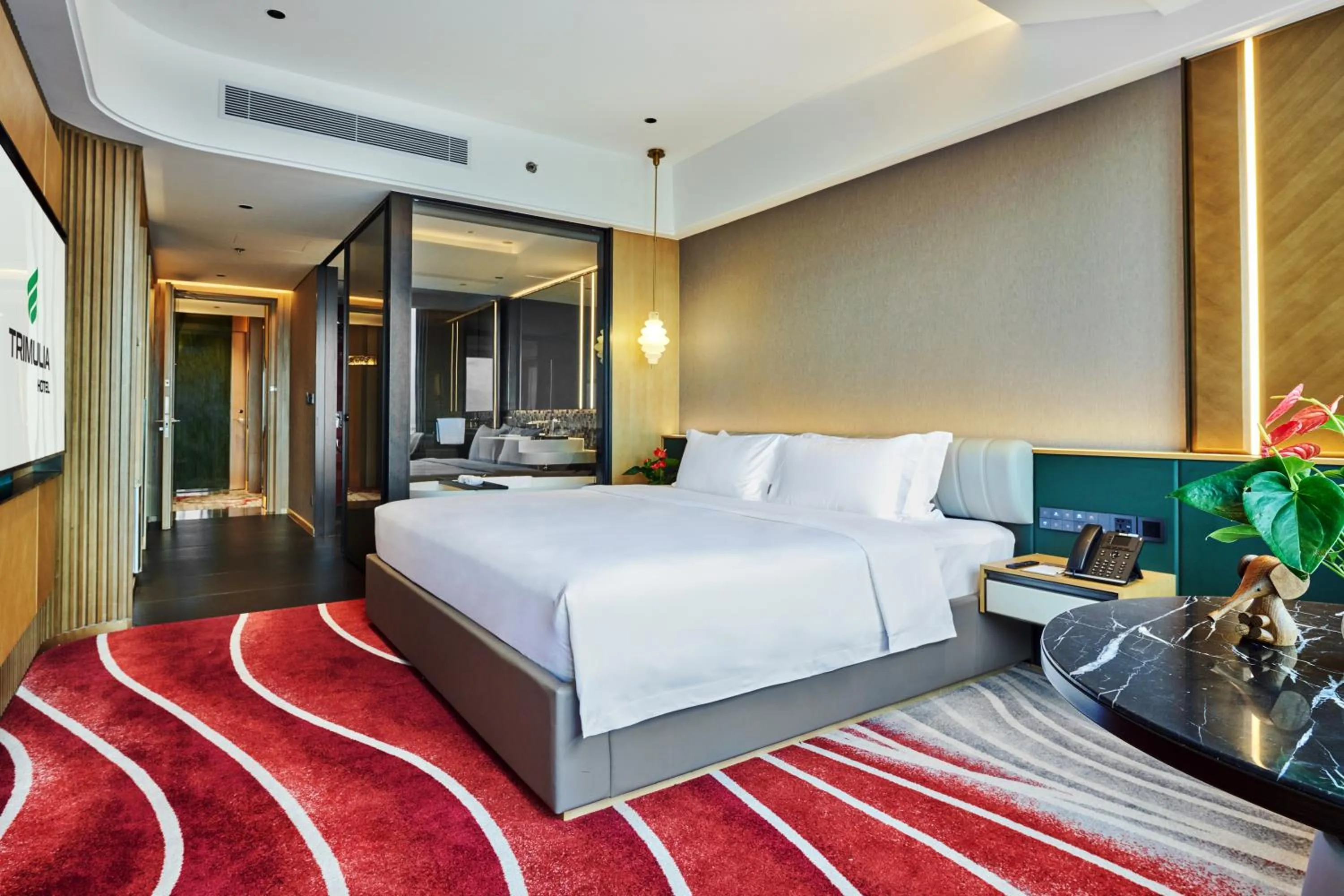 Bedroom, Bed in TRIMULIA Hotel