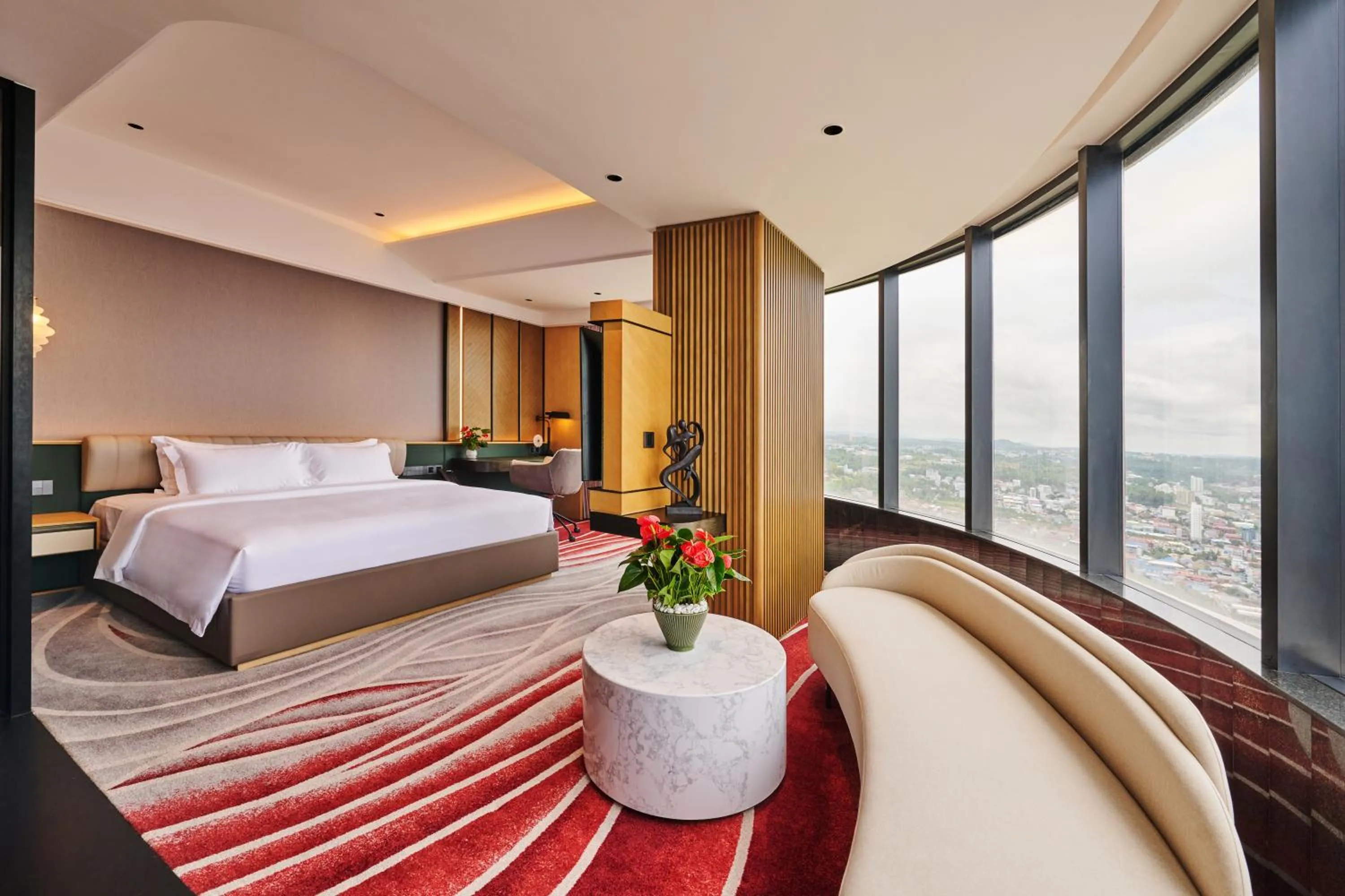 Bedroom, Bed in TRIMULIA Hotel