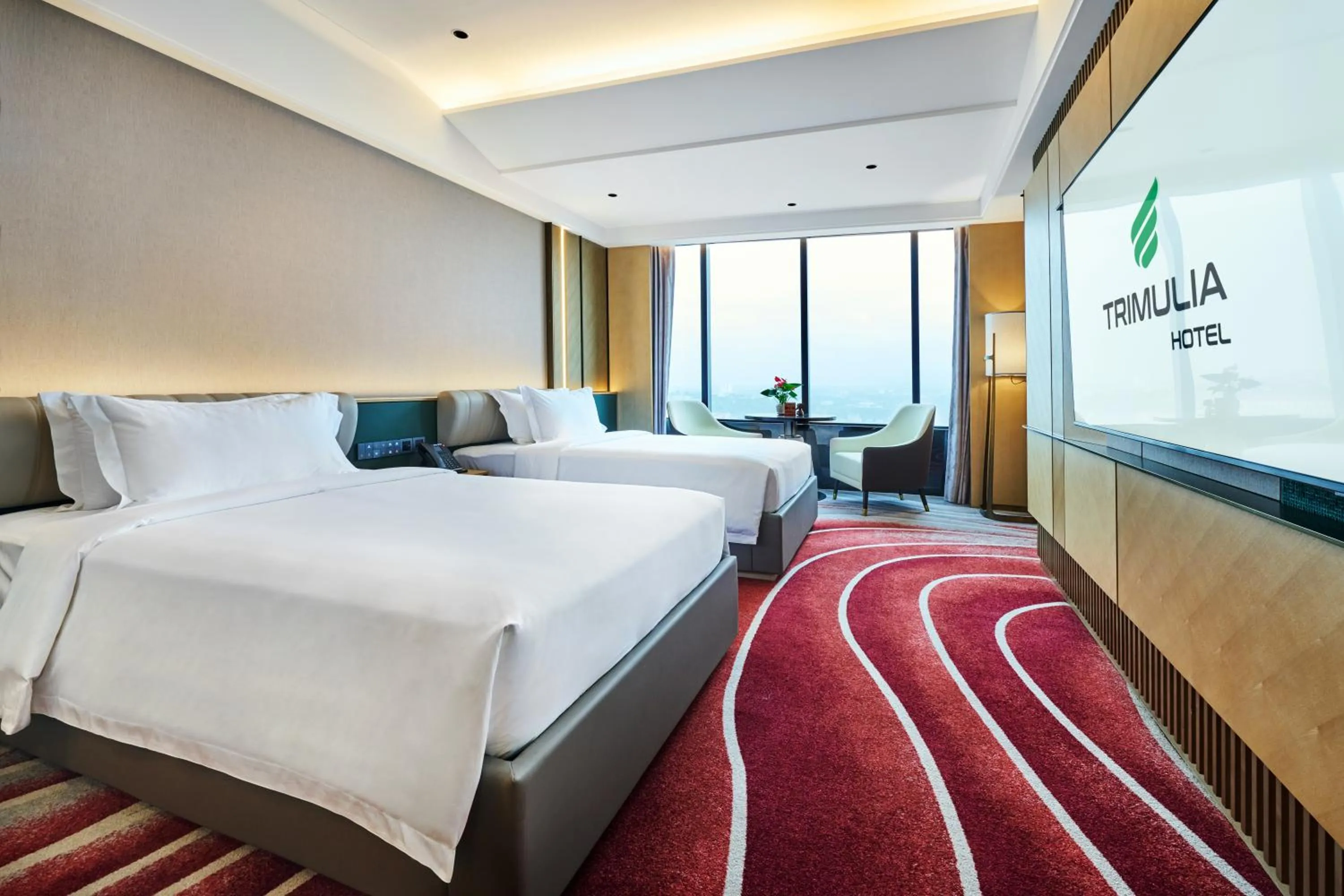 Bedroom, Bed in TRIMULIA Hotel