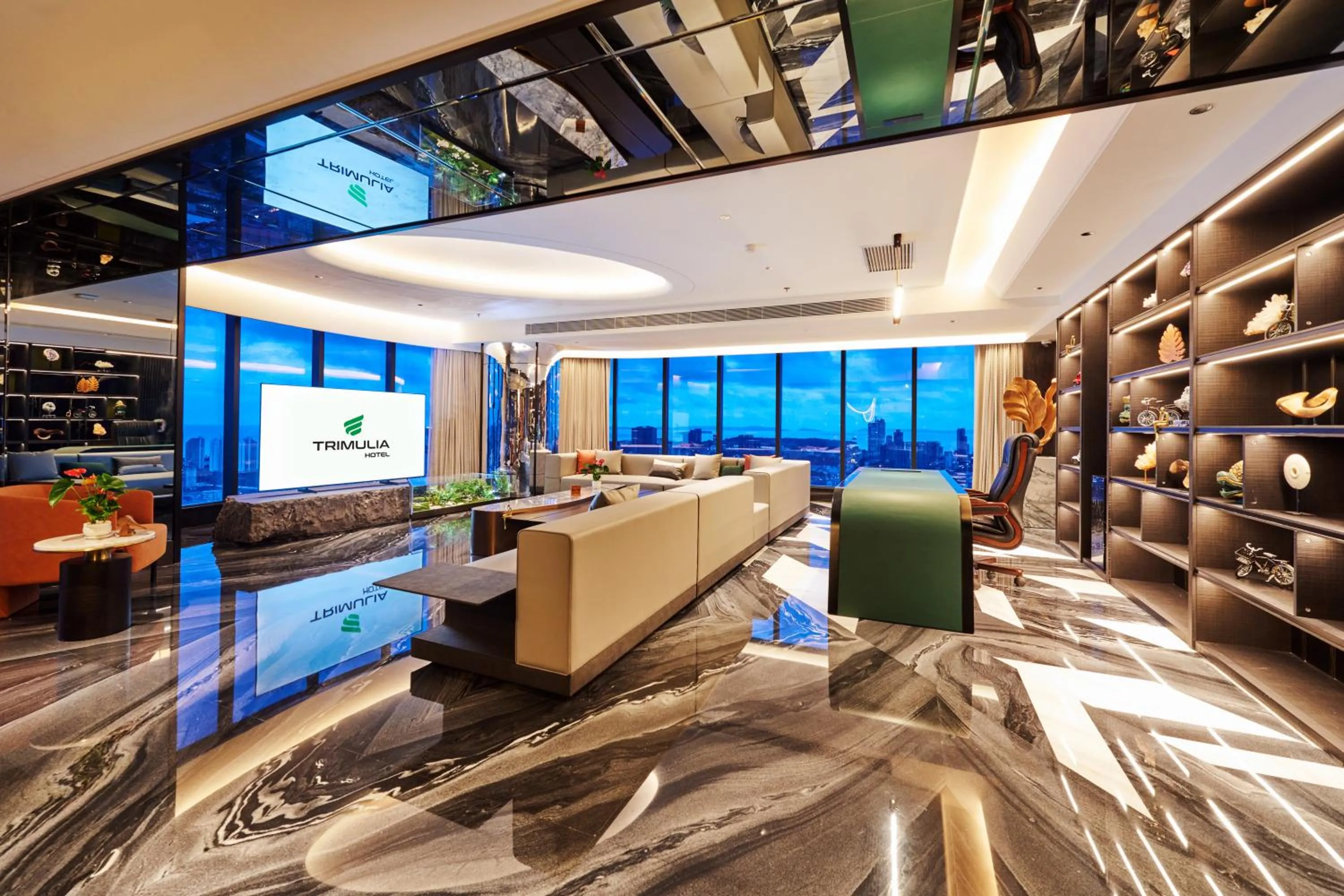 Living room in TRIMULIA Hotel