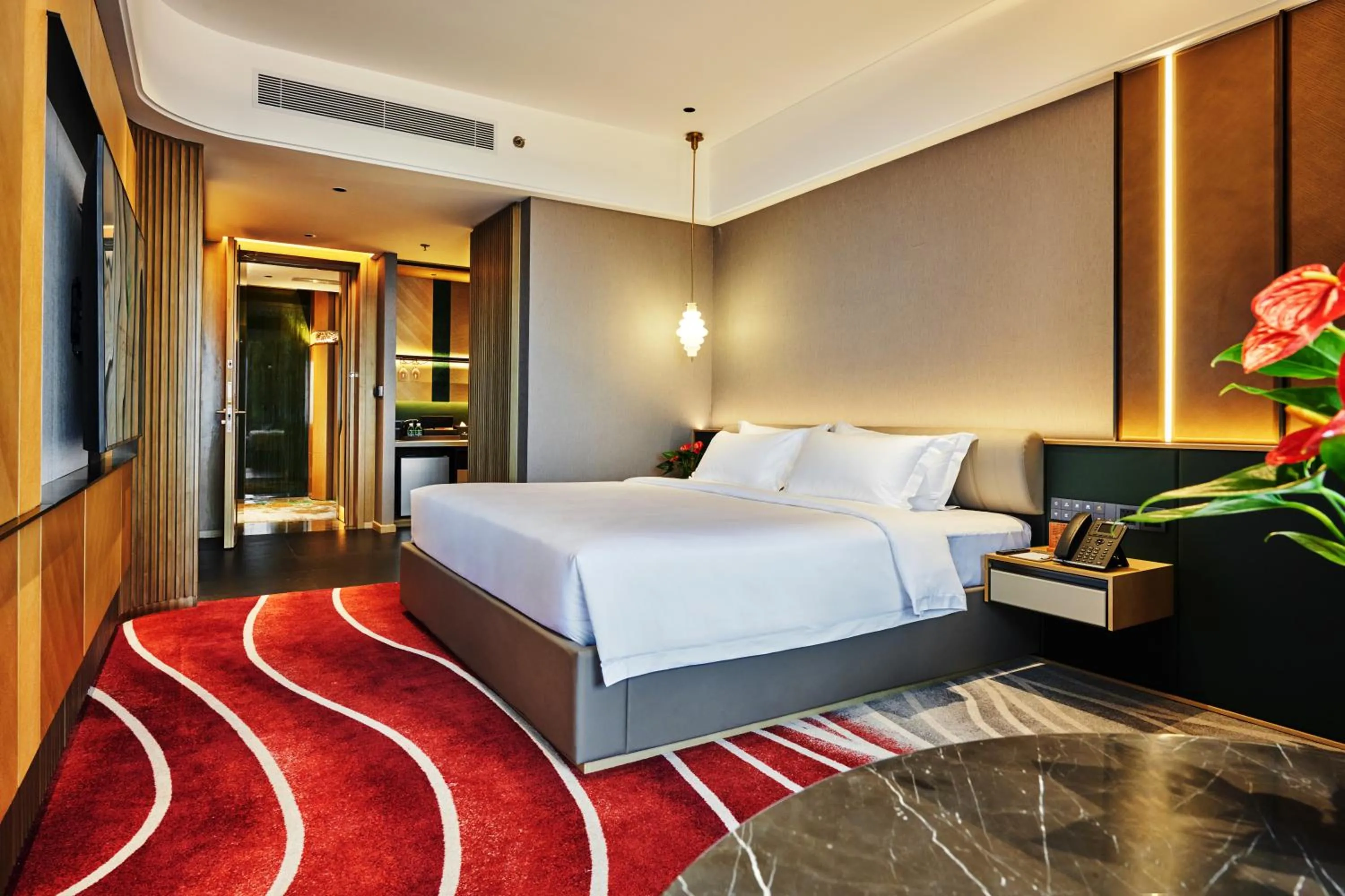 Bedroom, Bed in TRIMULIA Hotel