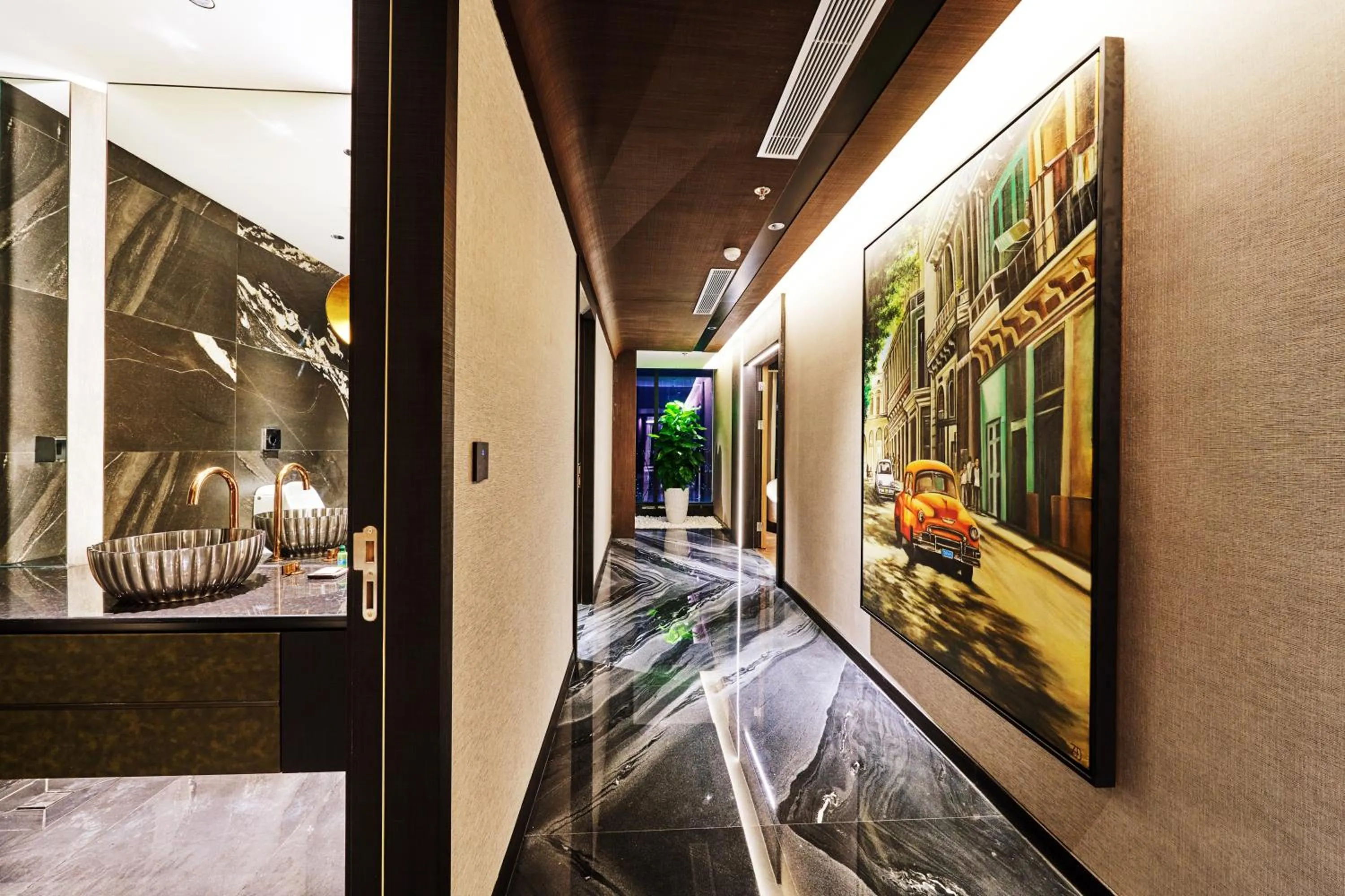 Decorative detail in TRIMULIA Hotel