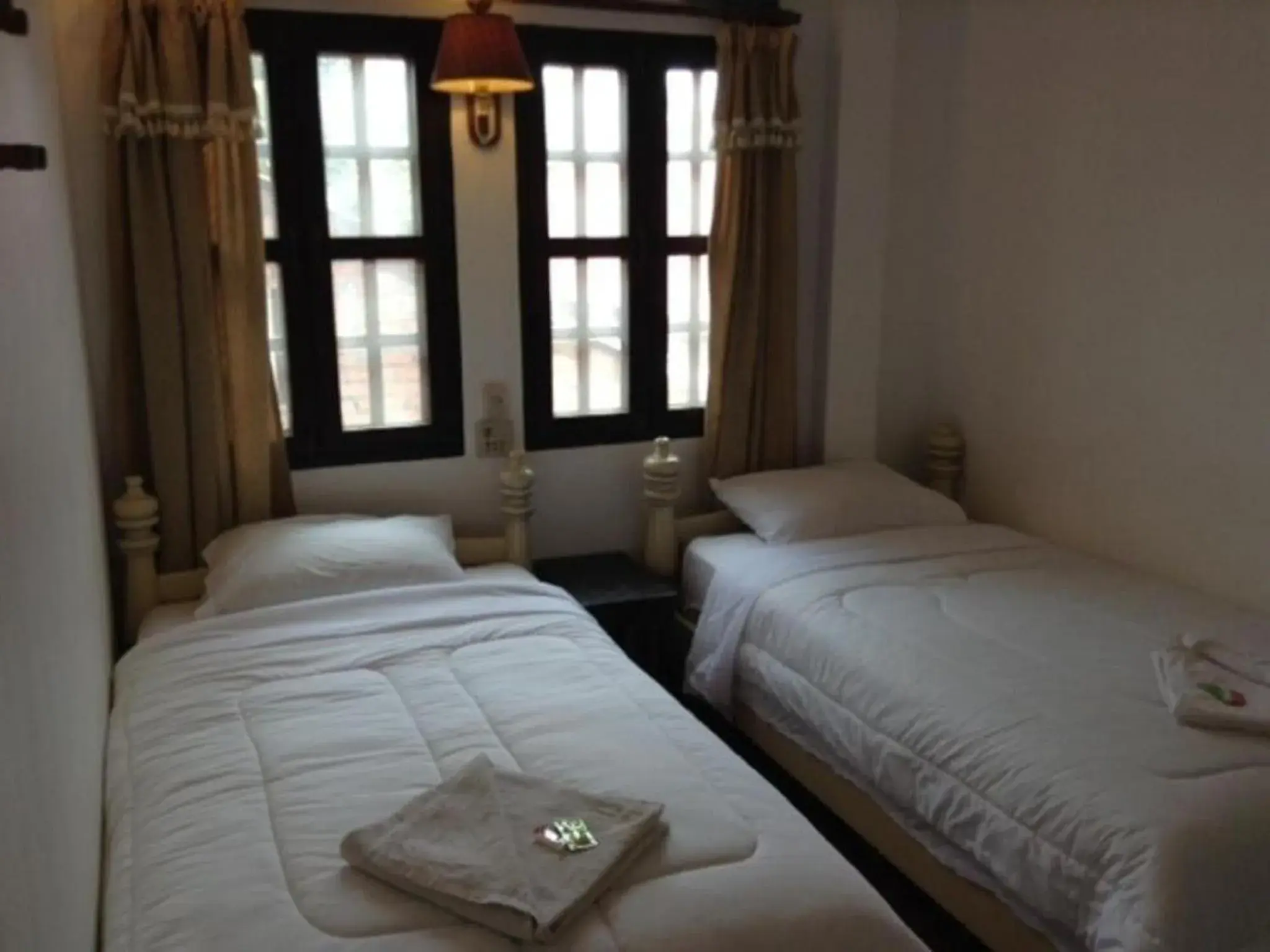 Bed in View Khemkhong Guesthouse Bed in View Khemkhong Guesthouse