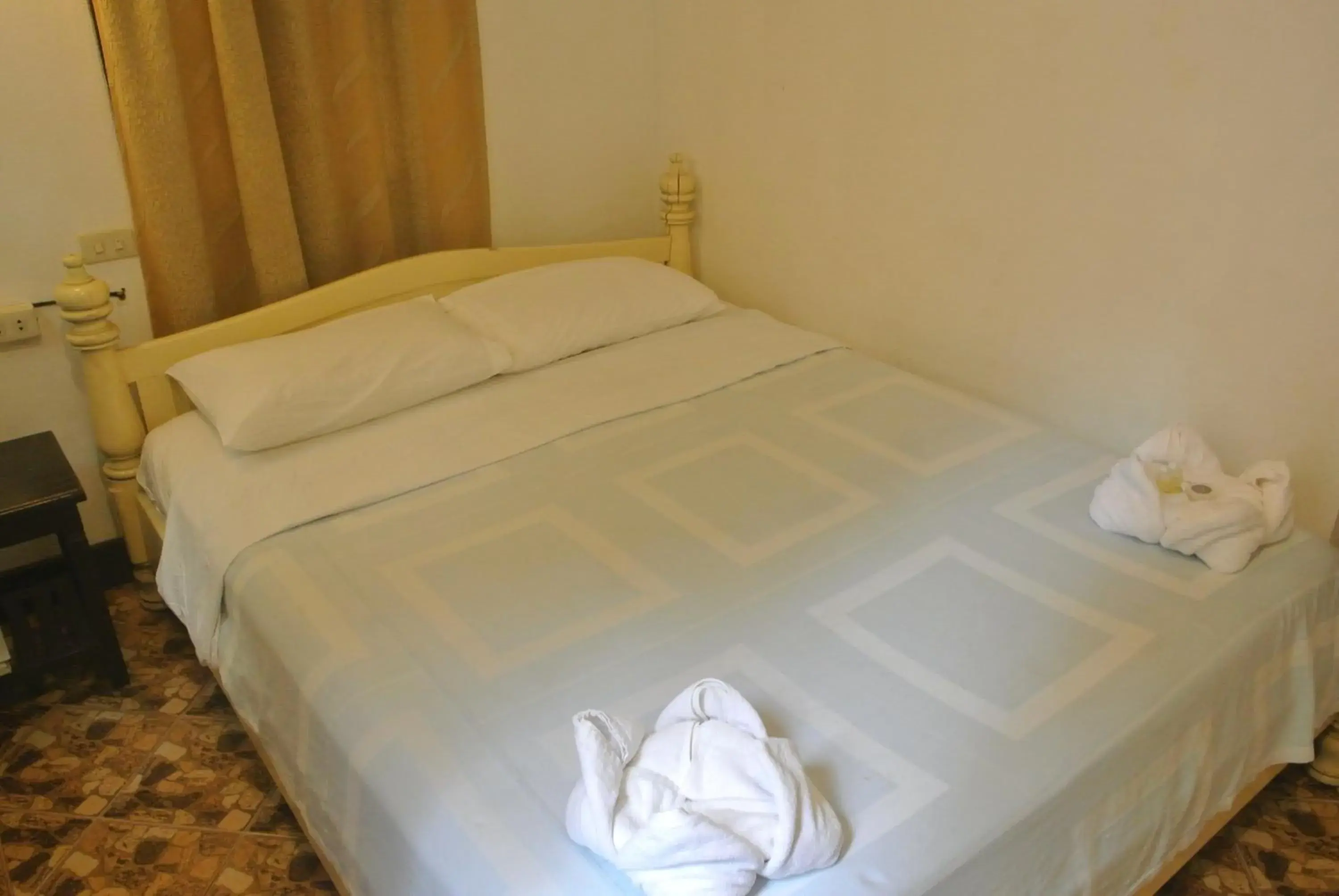 Bed in View Khemkhong Guesthouse Bed in View Khemkhong Guesthouse