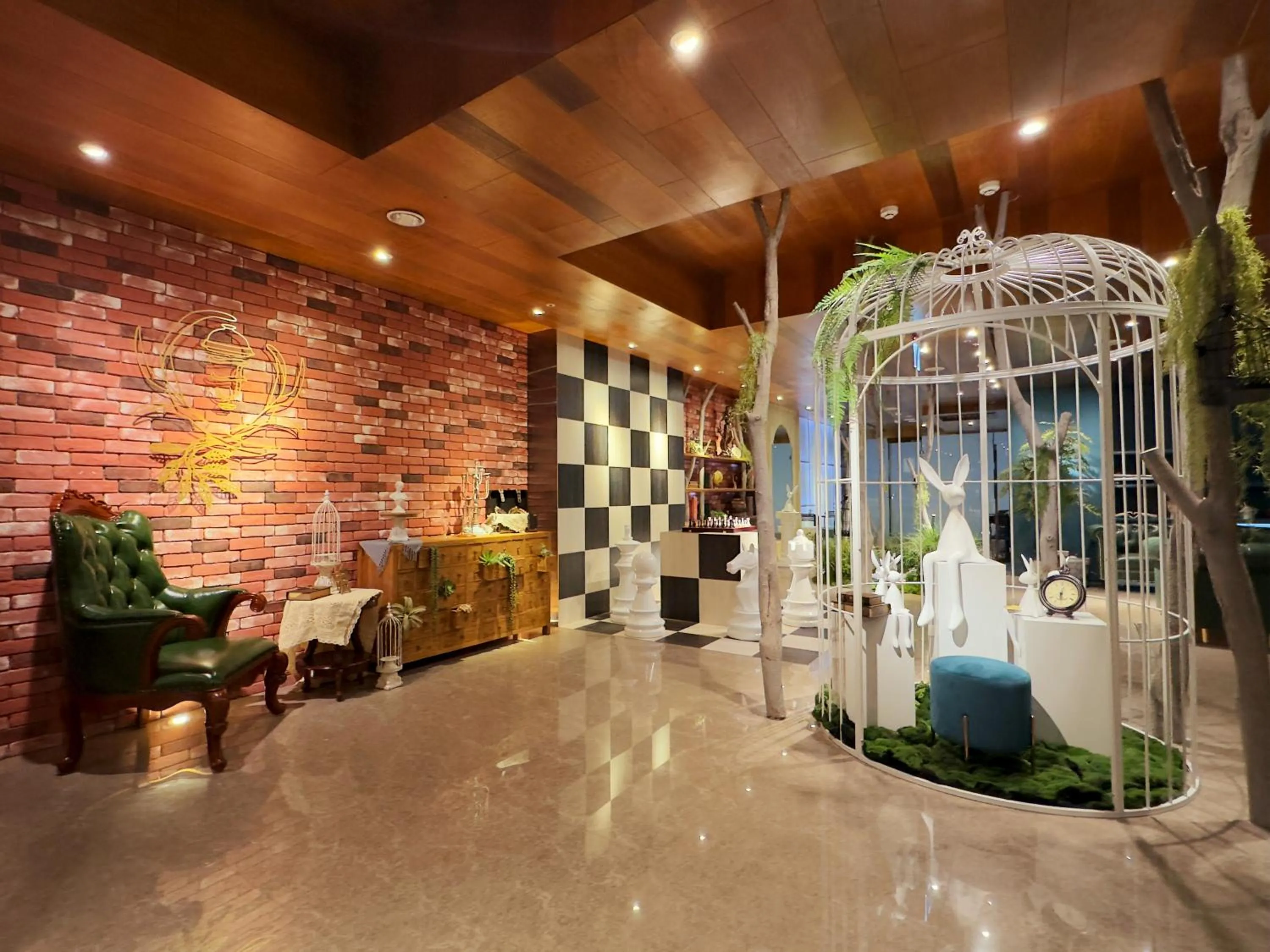 Decorative detail in Finders Hotel Tainan Ximen