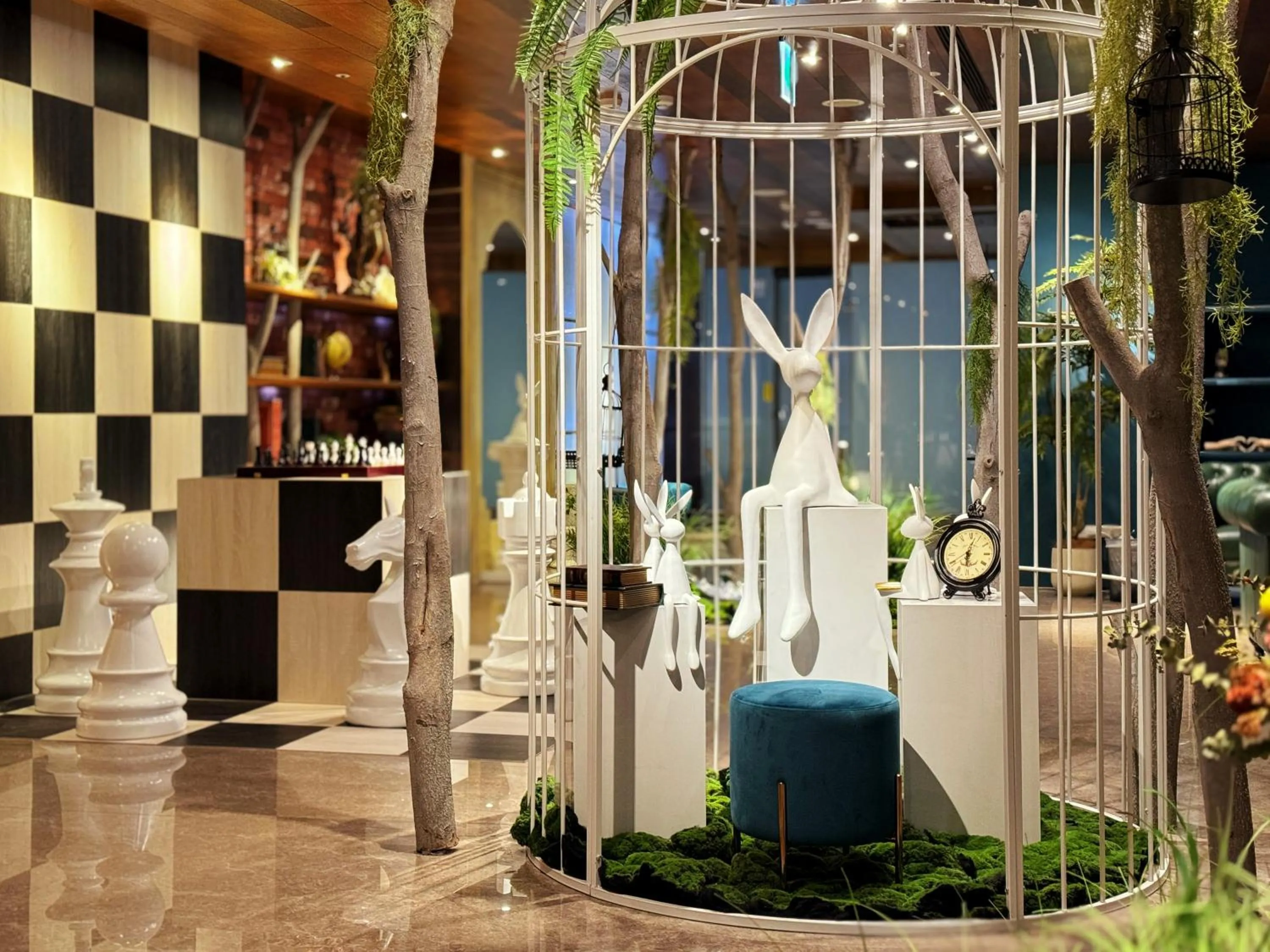 Decorative detail in Finders Hotel Tainan Ximen