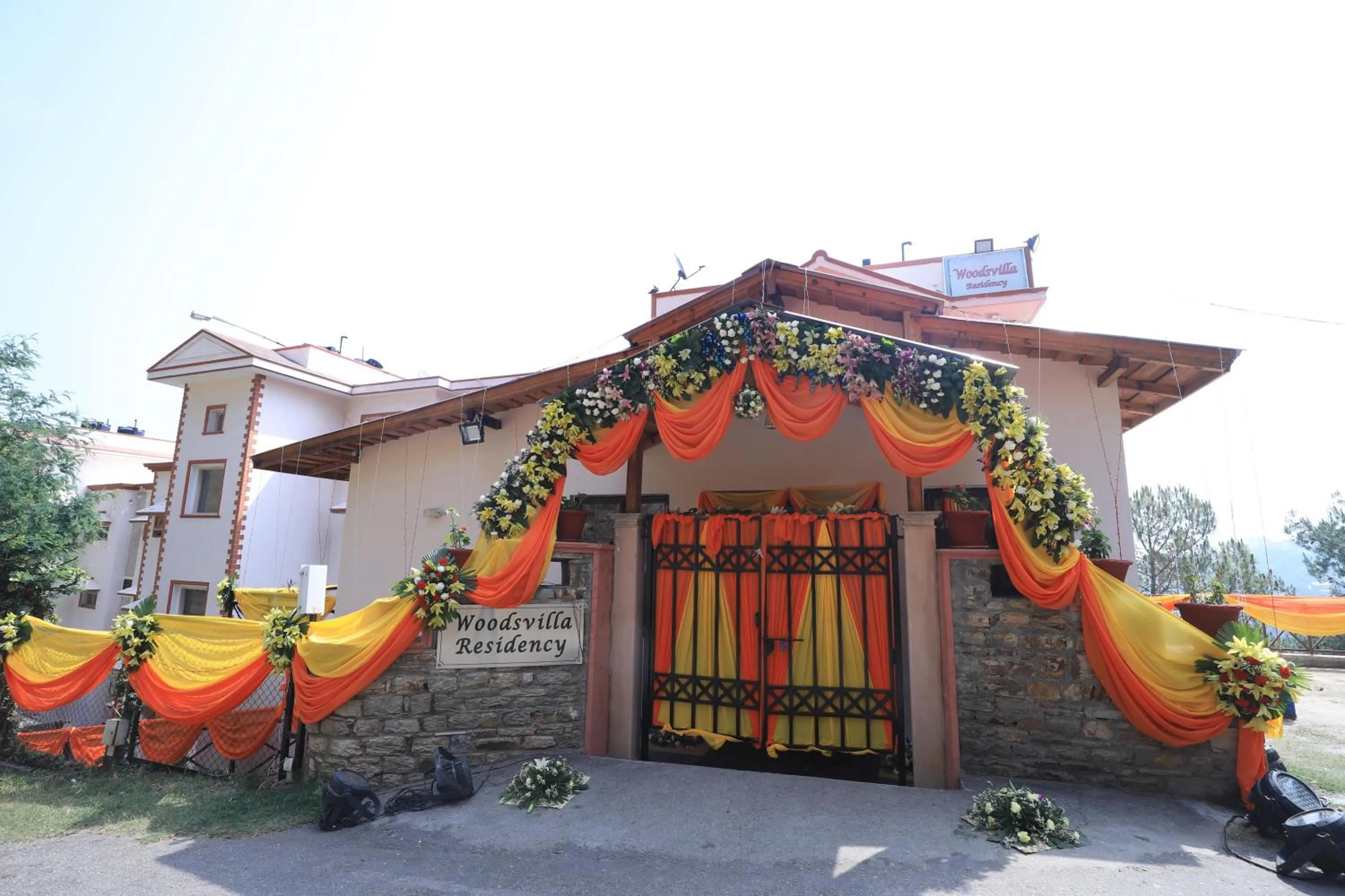 Property building in Woodsvilla Residency Ranikhet