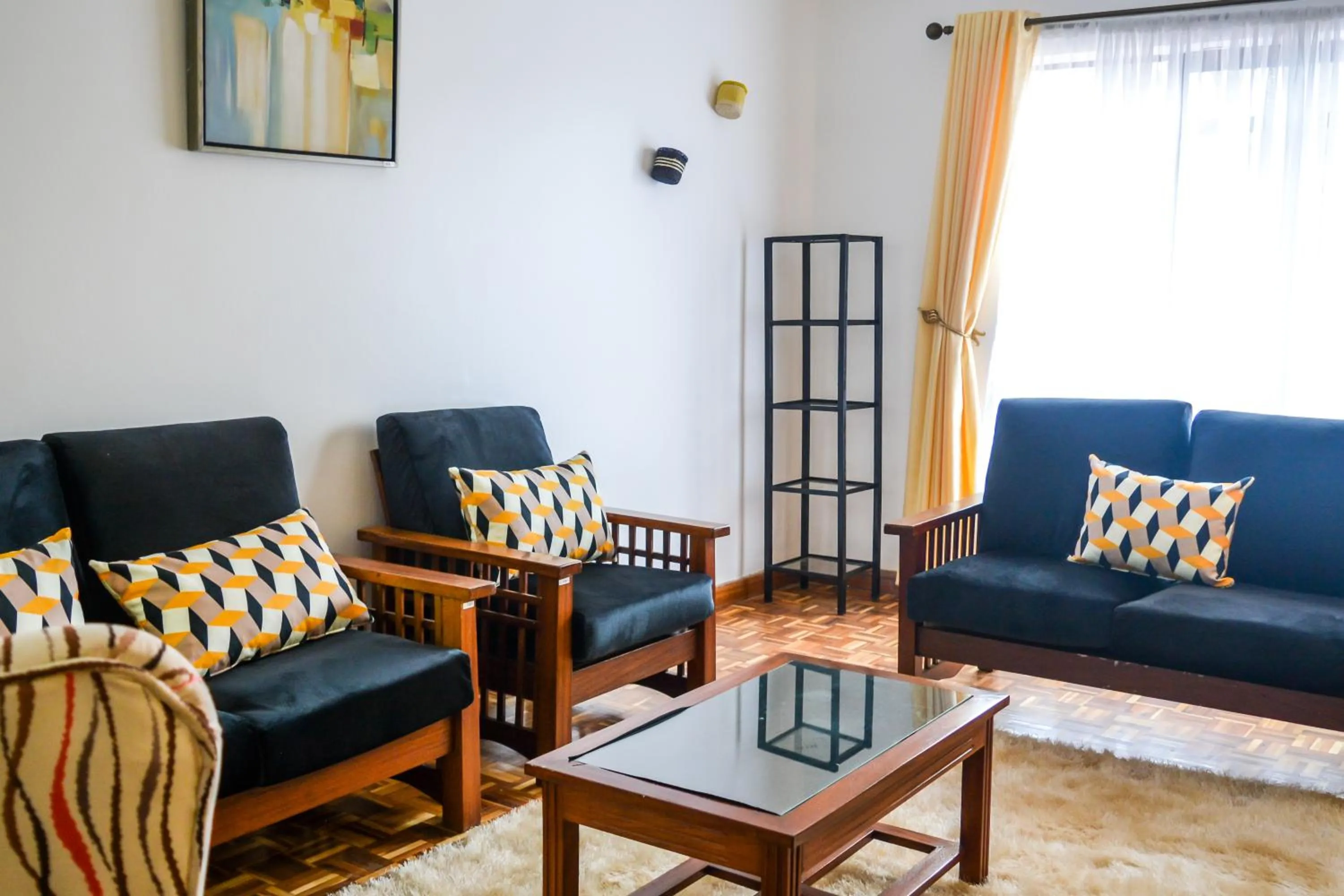 Living room in Brickwood Apartments