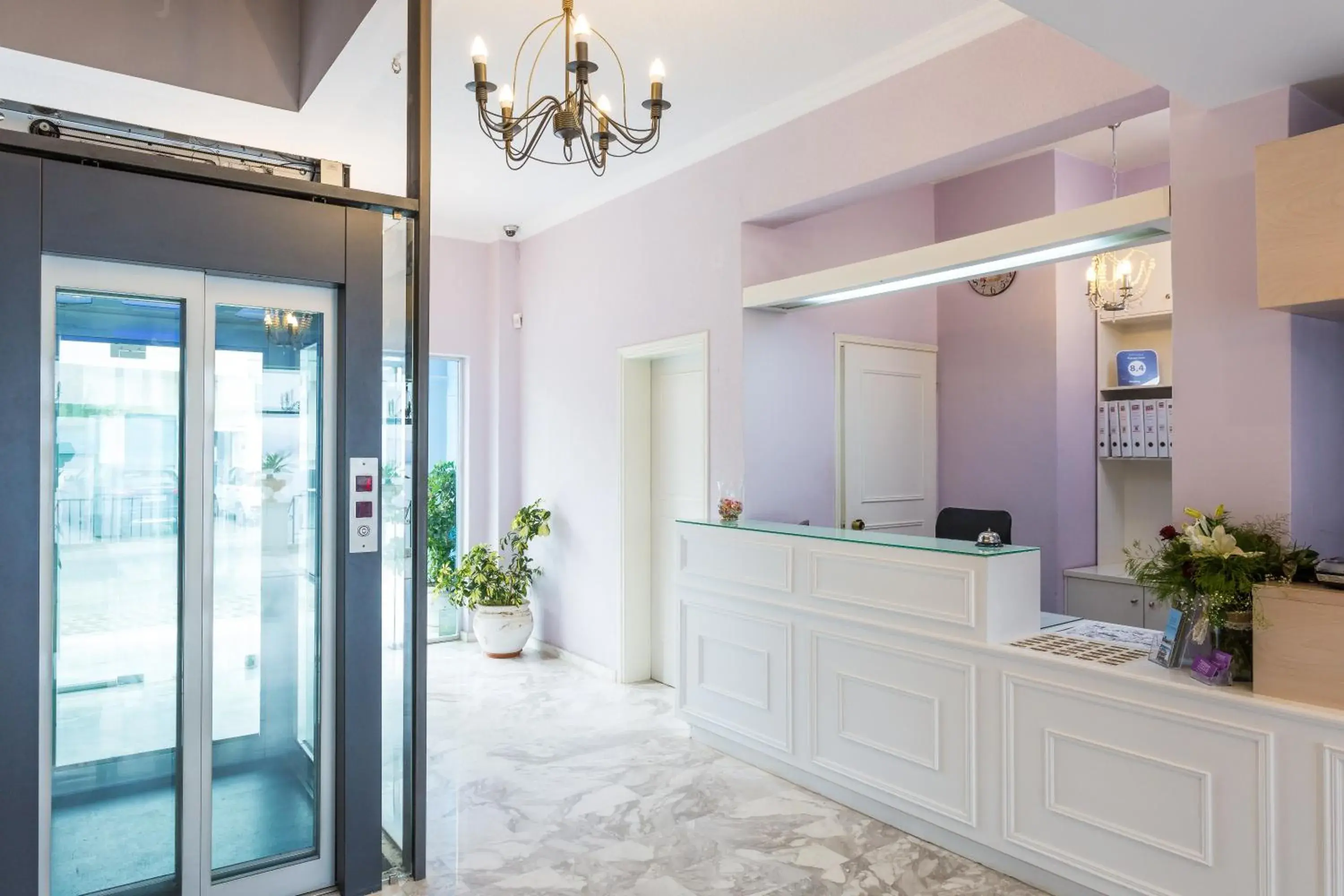 Lobby or reception in Palazzo Greco Lobby or reception in Palazzo Greco