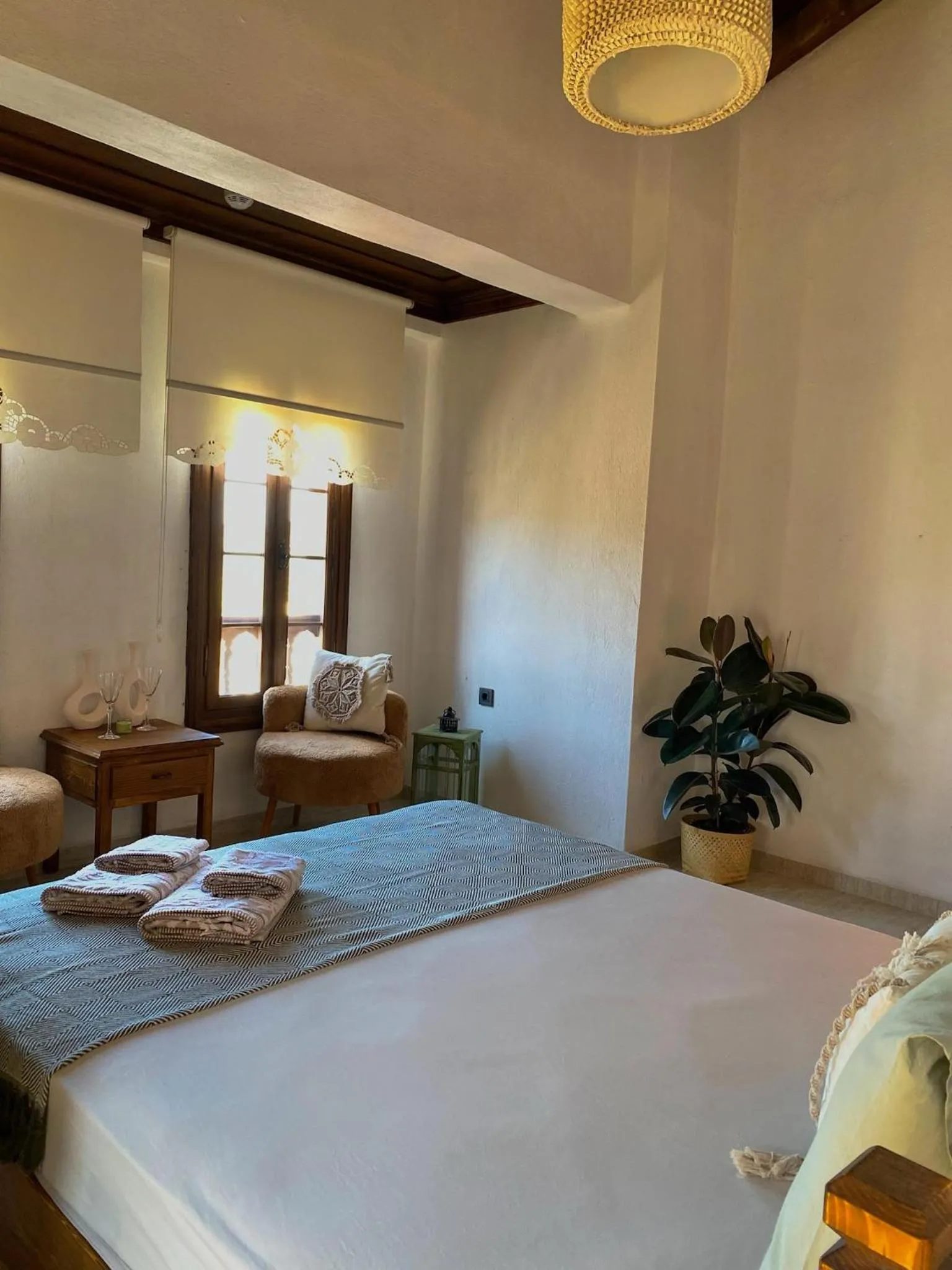 Bed in Şirince Kirke Otel