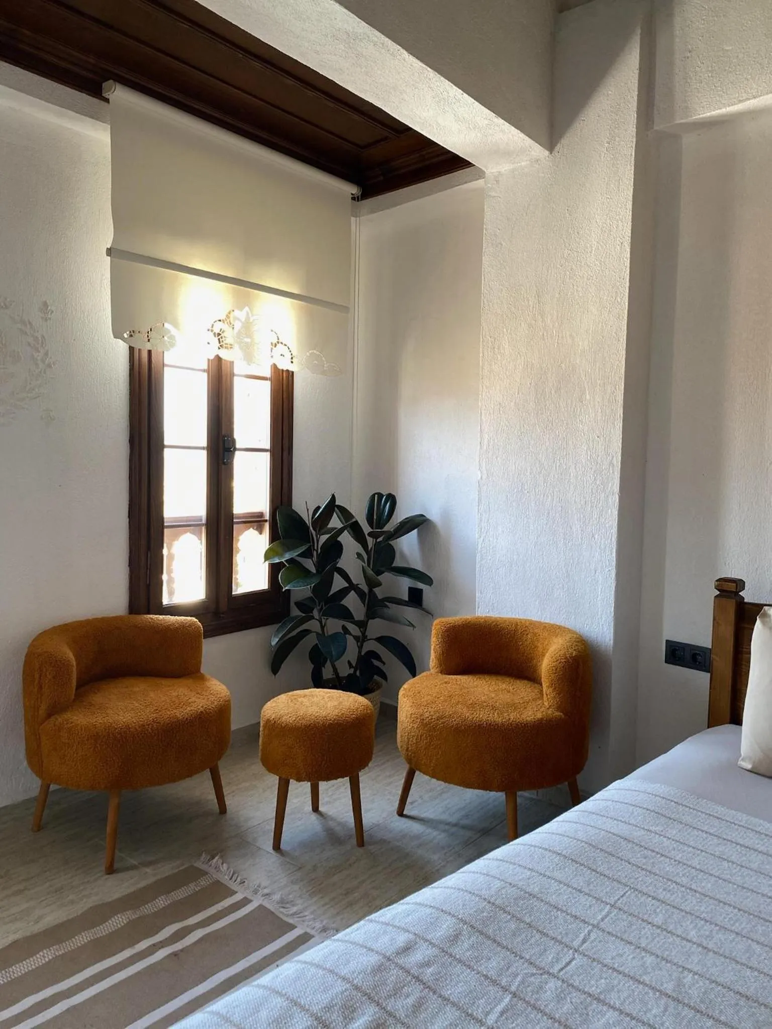 Bed in Şirince Kirke Otel