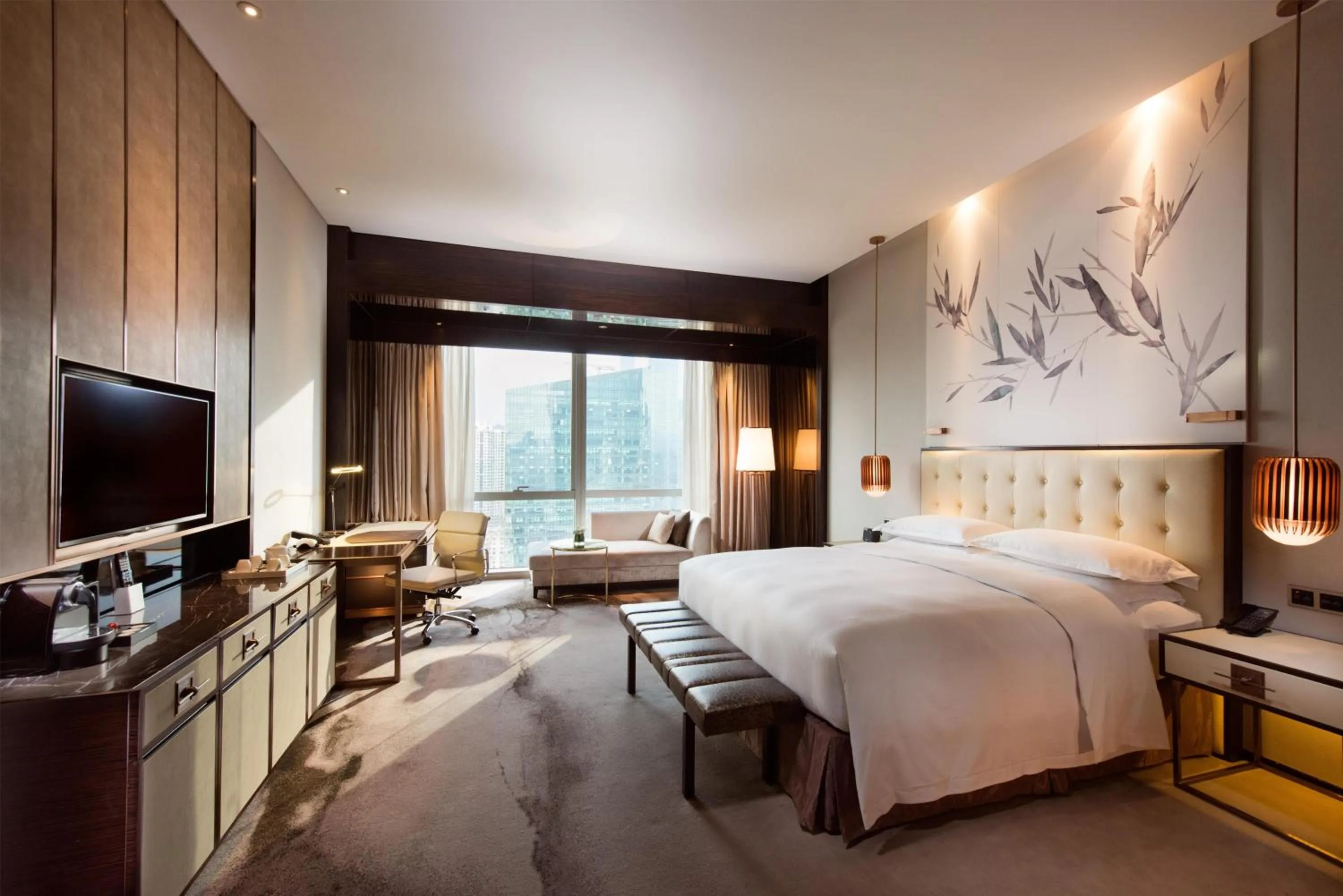 Bedroom, Bed in Hilton Shenzhen Futian