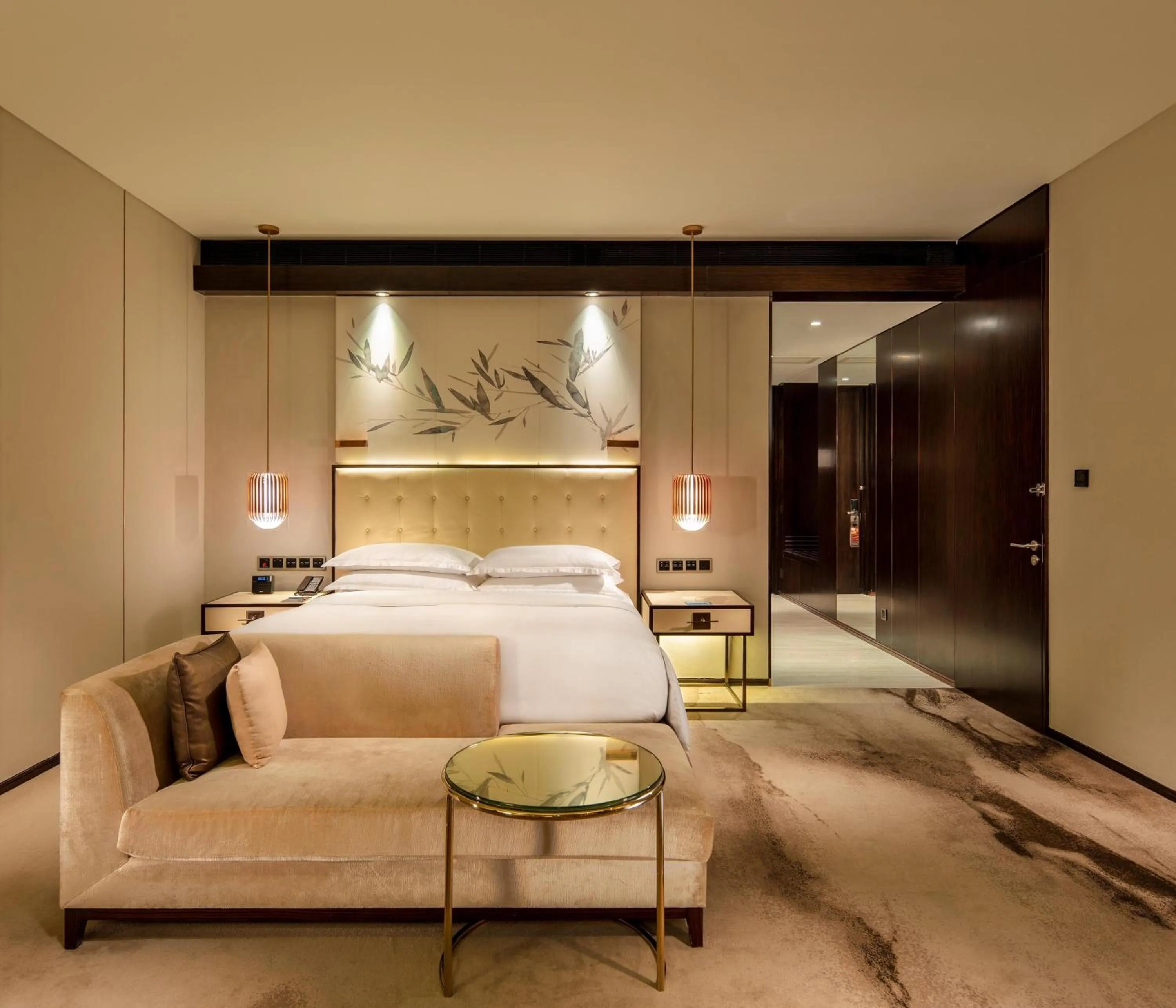 Bed in Hilton Shenzhen Futian